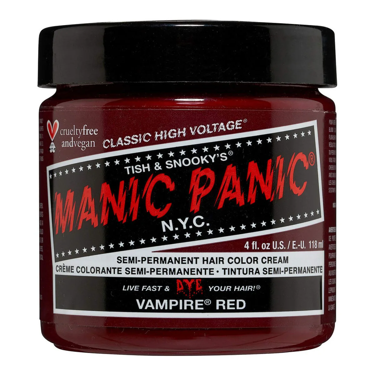 Teinture permanente classic manic panic vampire red 118 ml s425686772. Explorez la galerie virtuelle Diaytar et laissez-vous séduire par nos produits généraux tendance et nos inventions électroniques exclusives