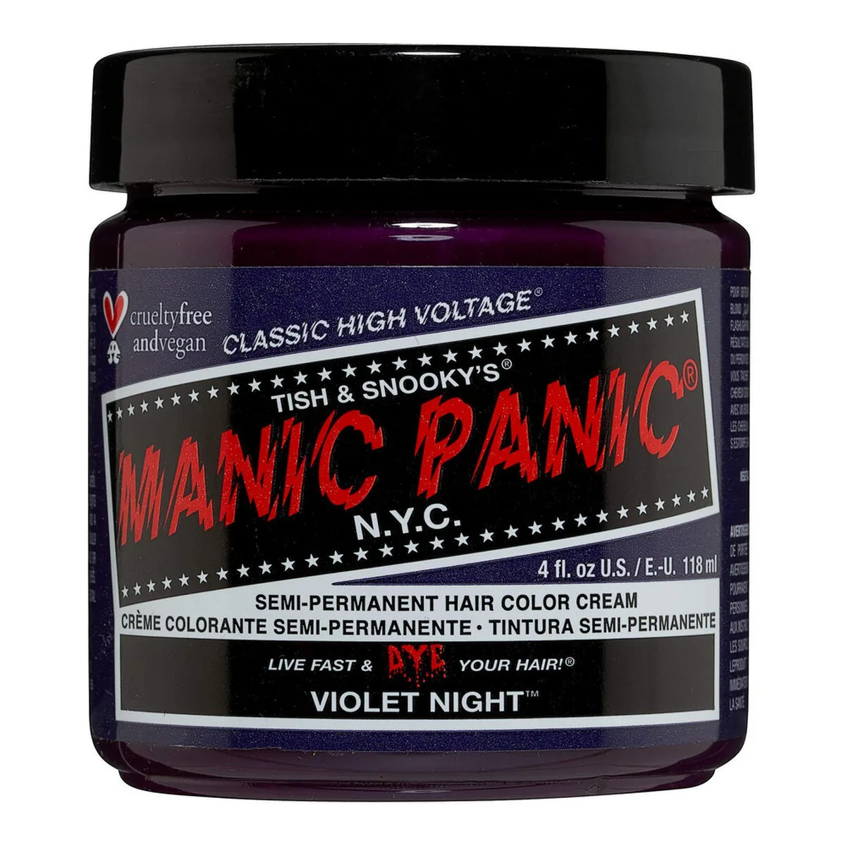 Teinture permanente classic manic panic violet night 118 ml s425687635. Diaytar, le trait d'union entre vos besoins pratiques et vos aspirations esthétiques, à travers une offre généraliste pointue