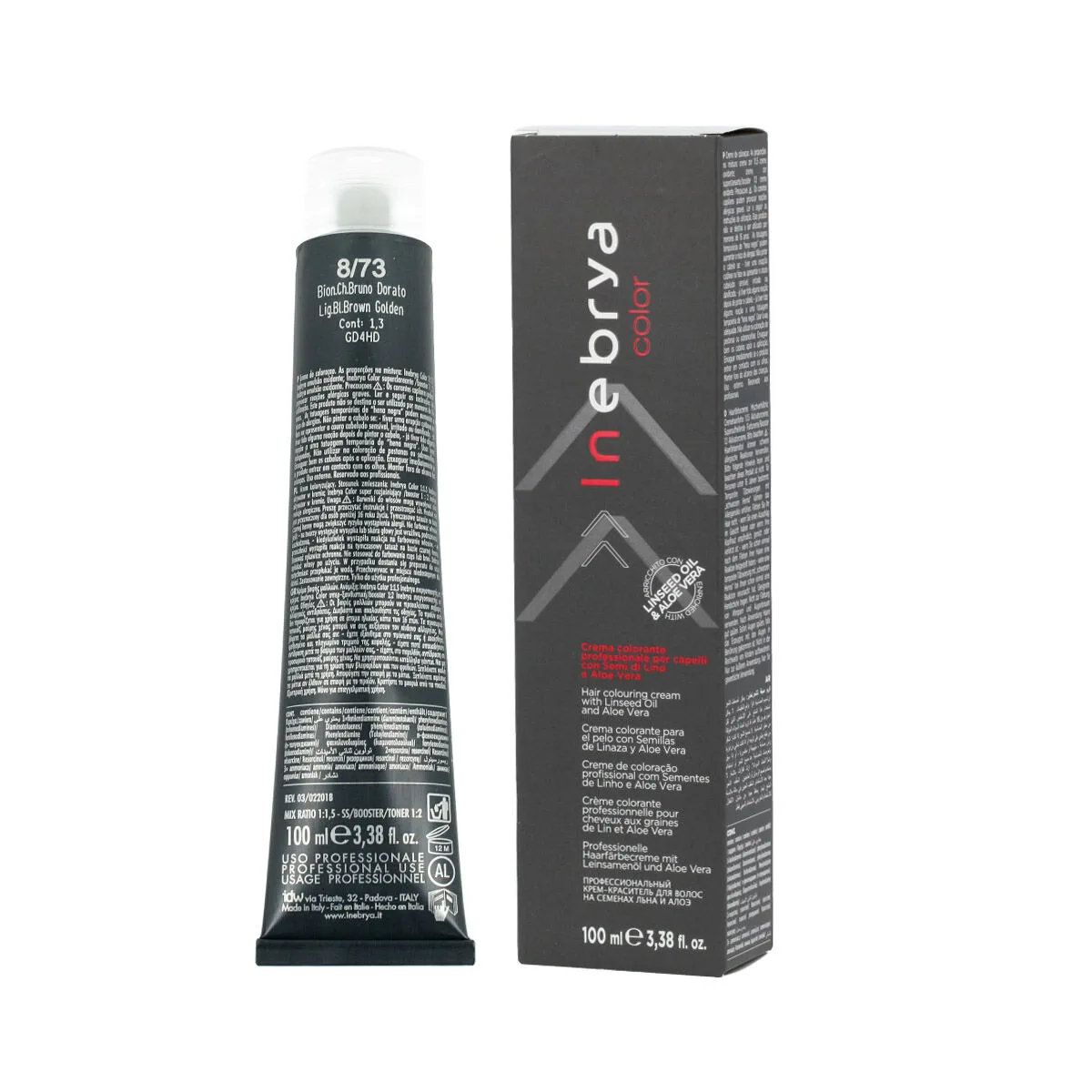 Teinture permanente inebrya no 8 73 light blonde brown golden 100 ml s831540627. Révélez votre style avec la collection capsule Diaytar, limitée et exclusive.