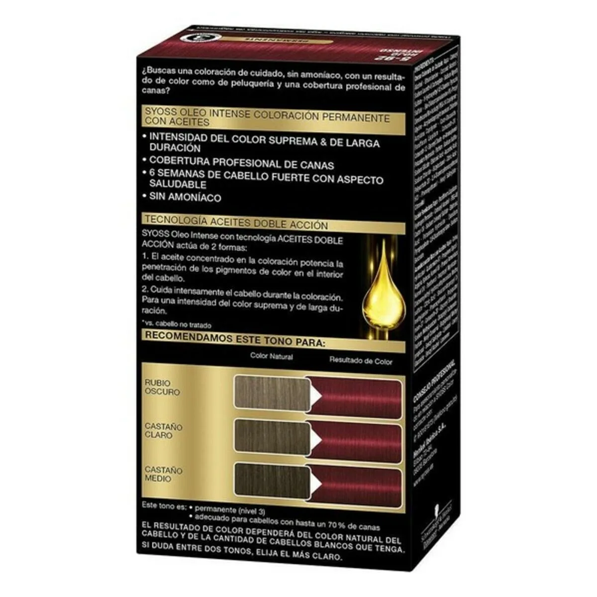 Teinture permanente syoss olio intense sans ammoniaque no 5 92 rouge intense s058535233. Diaytar, c'est la preuve que le génie réside dans les détails. Chaque produit a été scruté, pesé, et approuvé.