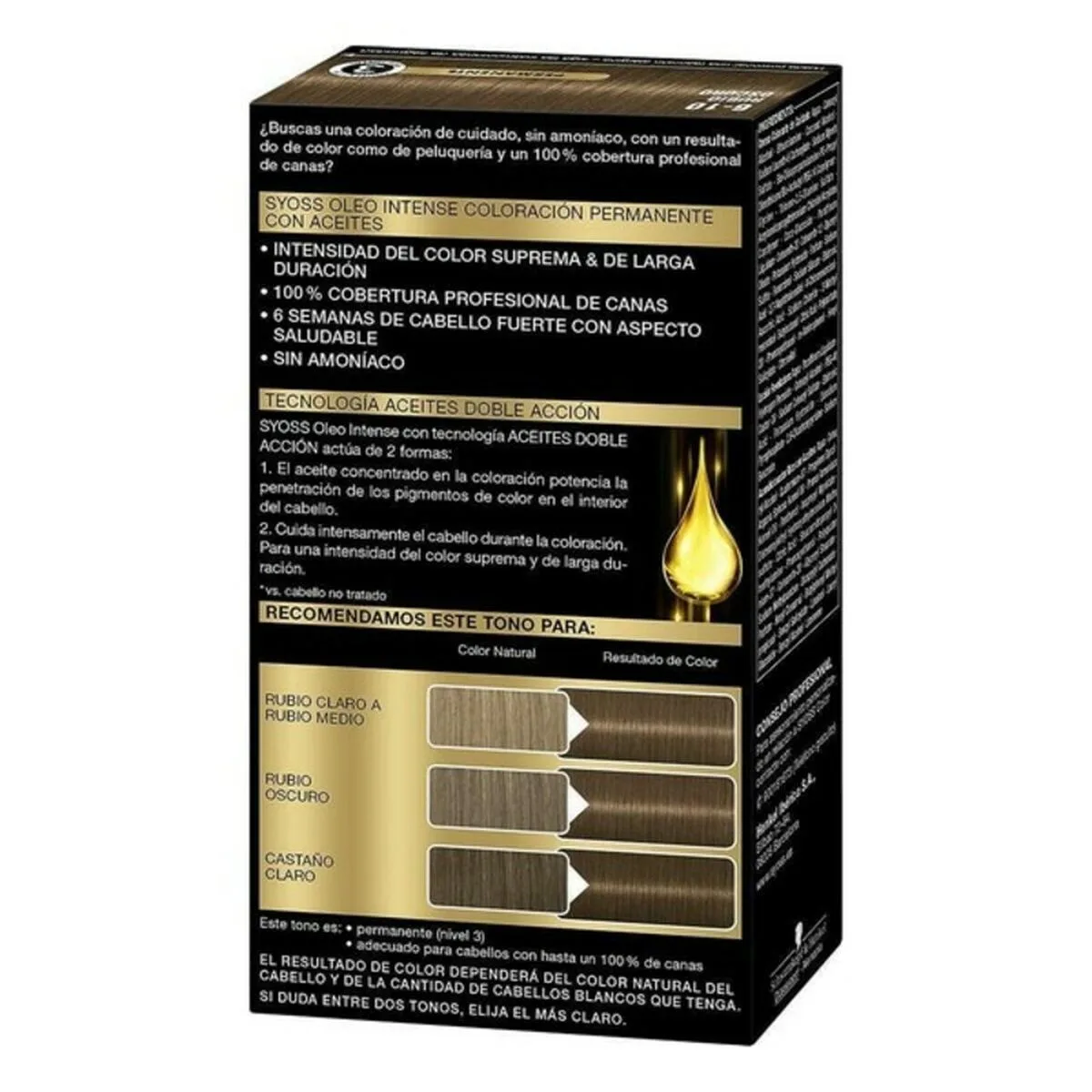 Teinture permanente syoss olio intense sans ammoniaque no 6 10 blond fonce s058535154. Oubliez tout ce que vous savez sur le e-commerce. Diaytar réécrit les règles avec une offre audacieuse et éclectique.
