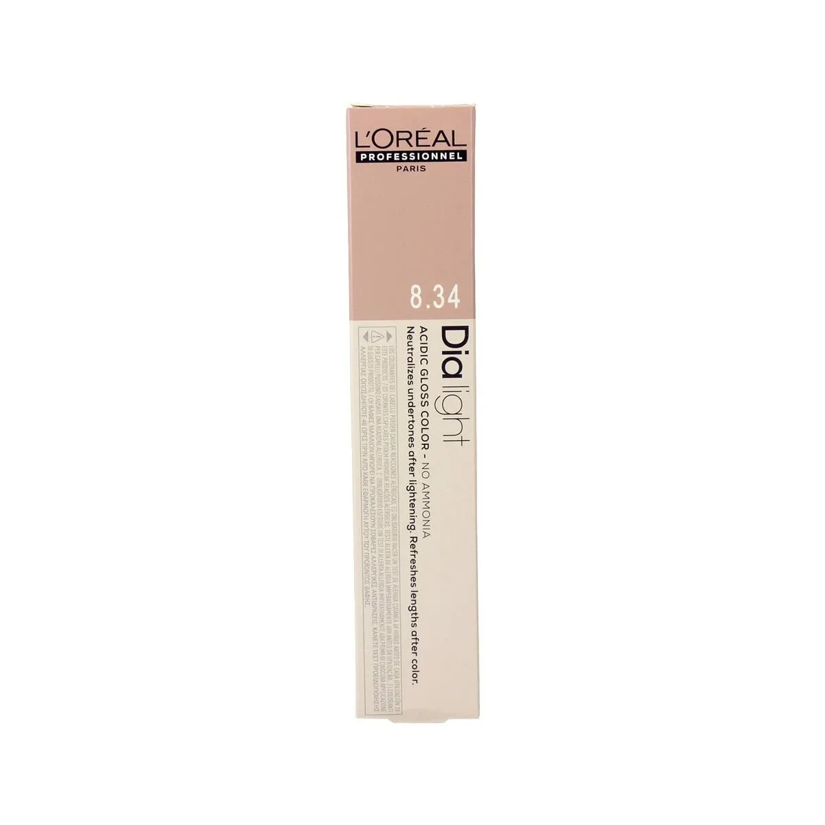 Teinture sans ammoniaque l oreal professionnel paris dia light no 8 34 no 8 34 50 ml s059433024. Bienvenue dans l'ère du shopping conscient. Diaytar privilégie des produits avec une éthique et un impact positif.