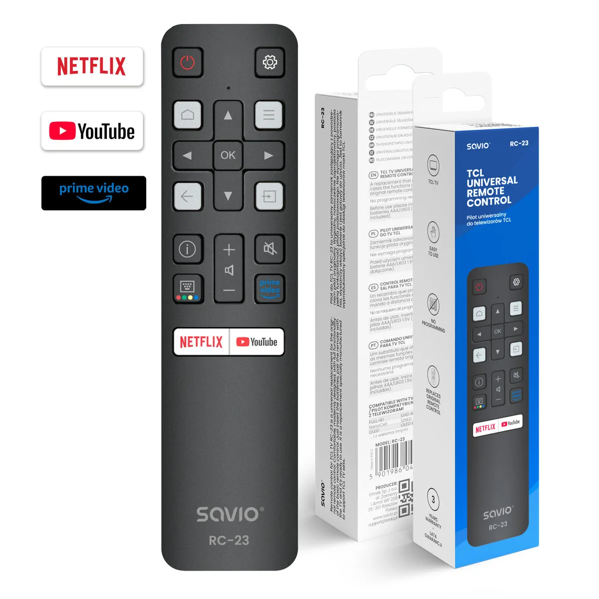 Telecommande universelle savio rc 23 noir s9112206893. Avec Diaytar, redécouvrez le plaisir de l'achat en ligne grâce à une approche humaine des produits et de la curation