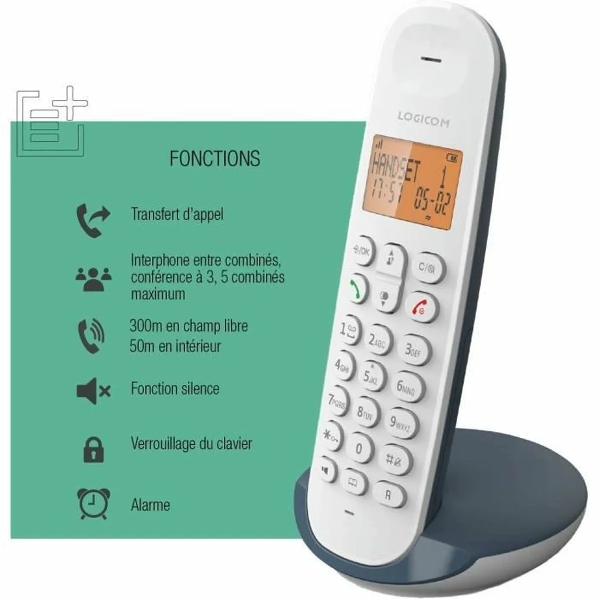 Telephone fixe logicom dect iloa 150 solo ardoise s719631850. Diaytar, c'est le manifeste d'un shopping plus intelligent, plus rapide, et résolument plus gratifiant.