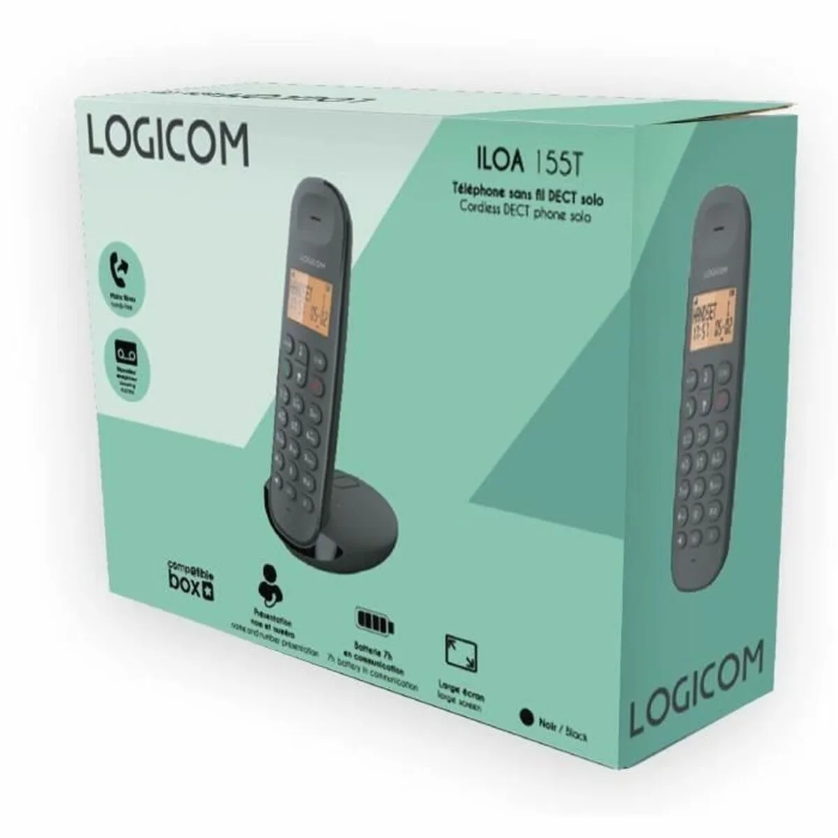 Telephone fixe logicom dect iloa 155t solo noir s719659364. Diaytar c'est bien plus qu'une boutique en ligne : c'est un concept où chaque produit, de l'électronique à la décoration, raconte une histoire