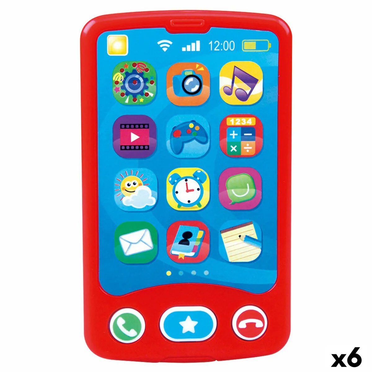 Telephone jouet playgo rouge 6 8 x 11 5 x 1 5 cm 6 unites s890250413. Pour un quotidien optimisé et stylisé, faites confiance à Diaytar et son expertise en produits généraux et innovants