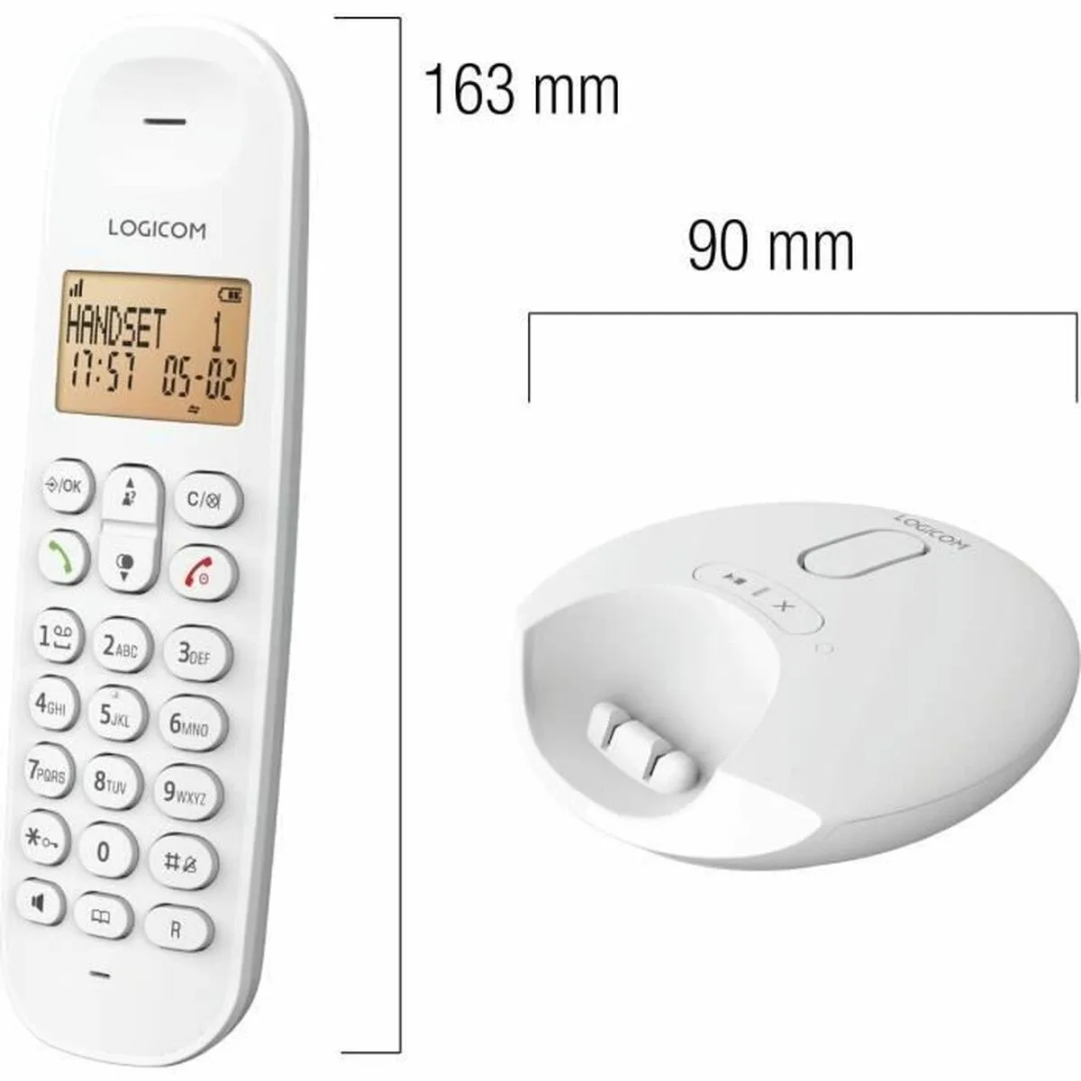 Telephone sans fil logicom dect iloa 155t solo blanc s7101859353. Diaytar s'engage : derrière chaque produit se cache une promesse de qualité, de durabilité et de satisfaction.
