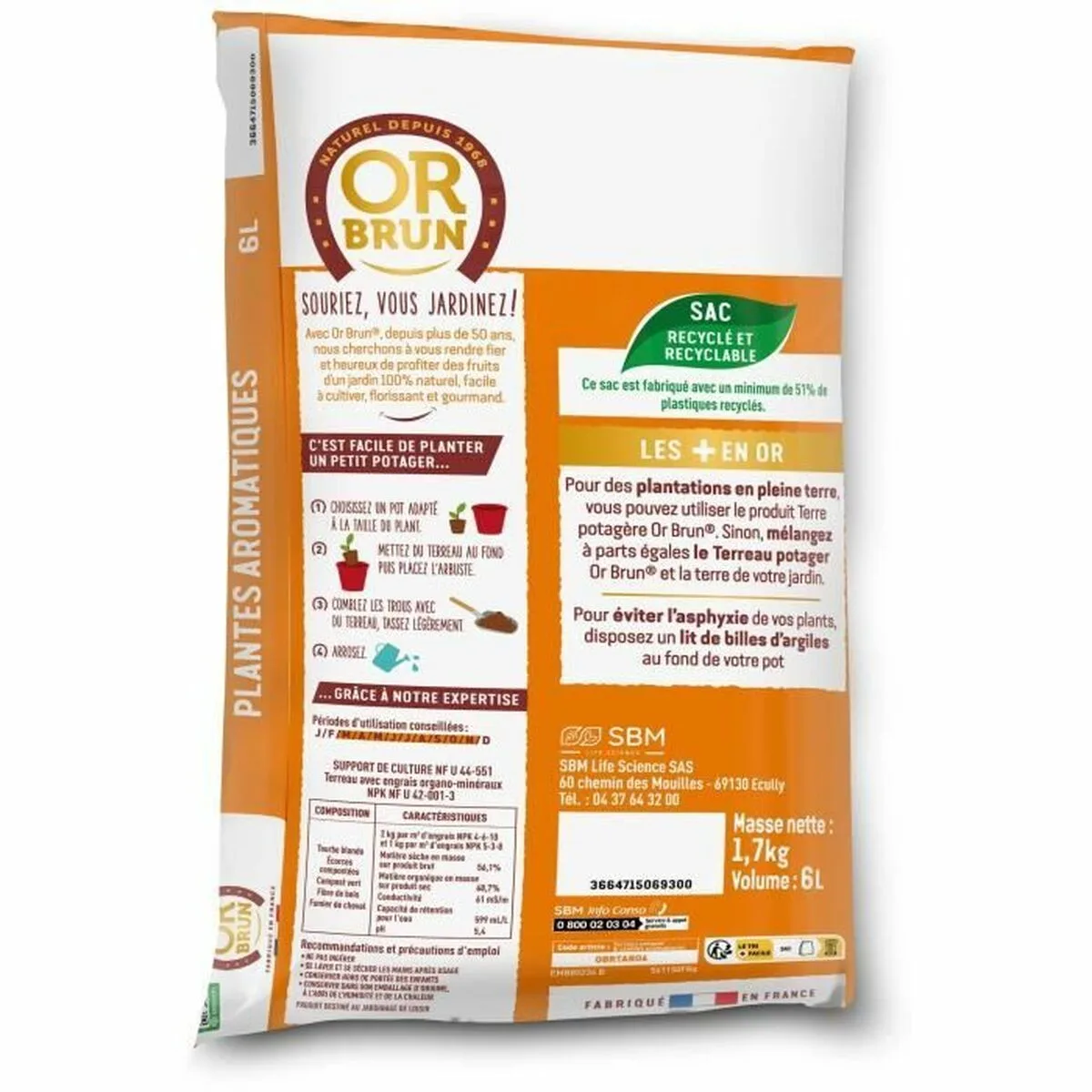 Terreau d empotage or brun 6 l s7101368885. Nous croyons en la magie des objets. Chez Diaytar, chaque produit a le pouvoir de transformer une routine en moment précieux.
