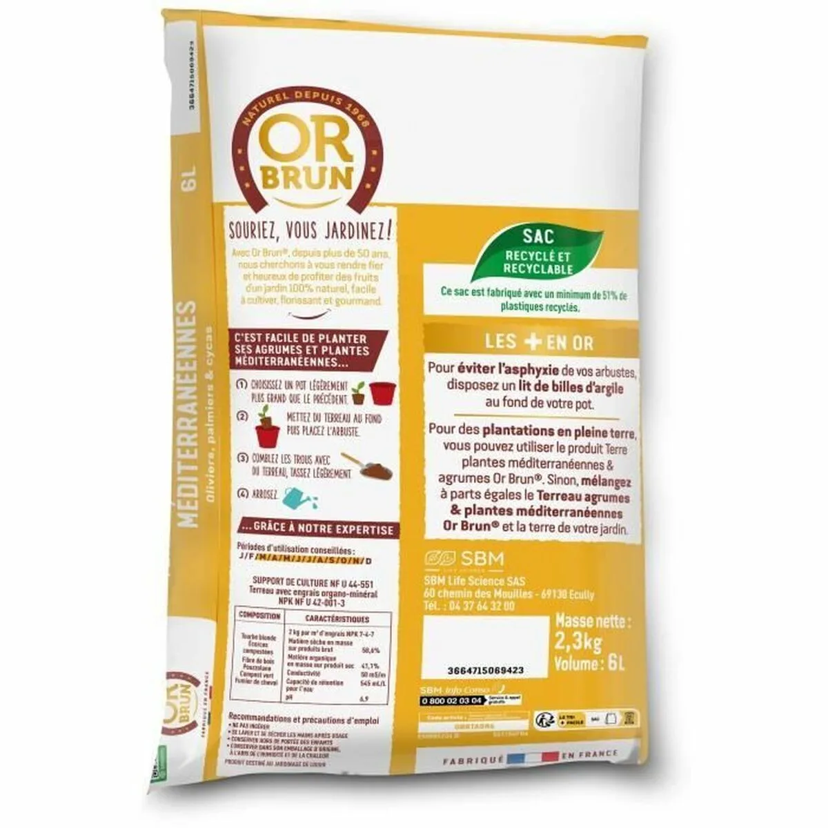 Terreau d empotage or brun 6 l agrumes s7101369180. Diaytar ne stocke pas des produits, il collectionne des pièces uniques pour enrichir votre quotidien.