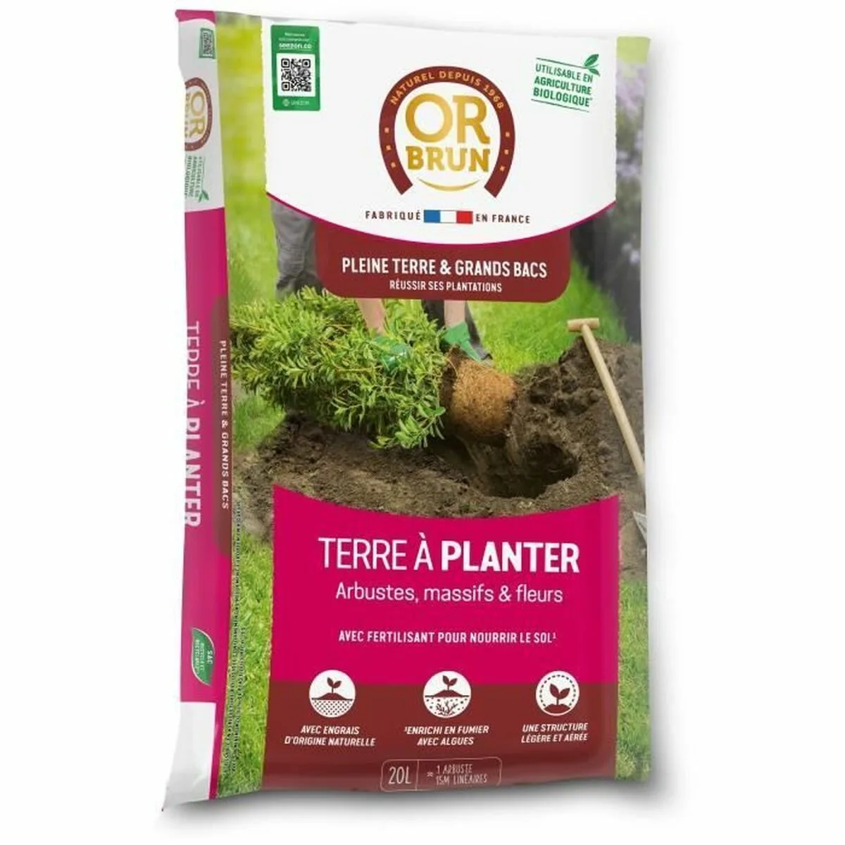 Terreau d empotage or brun obrtap20n 20 l s7100208242. Diaytar révolutionne votre façon de faire du shopping en ligne !