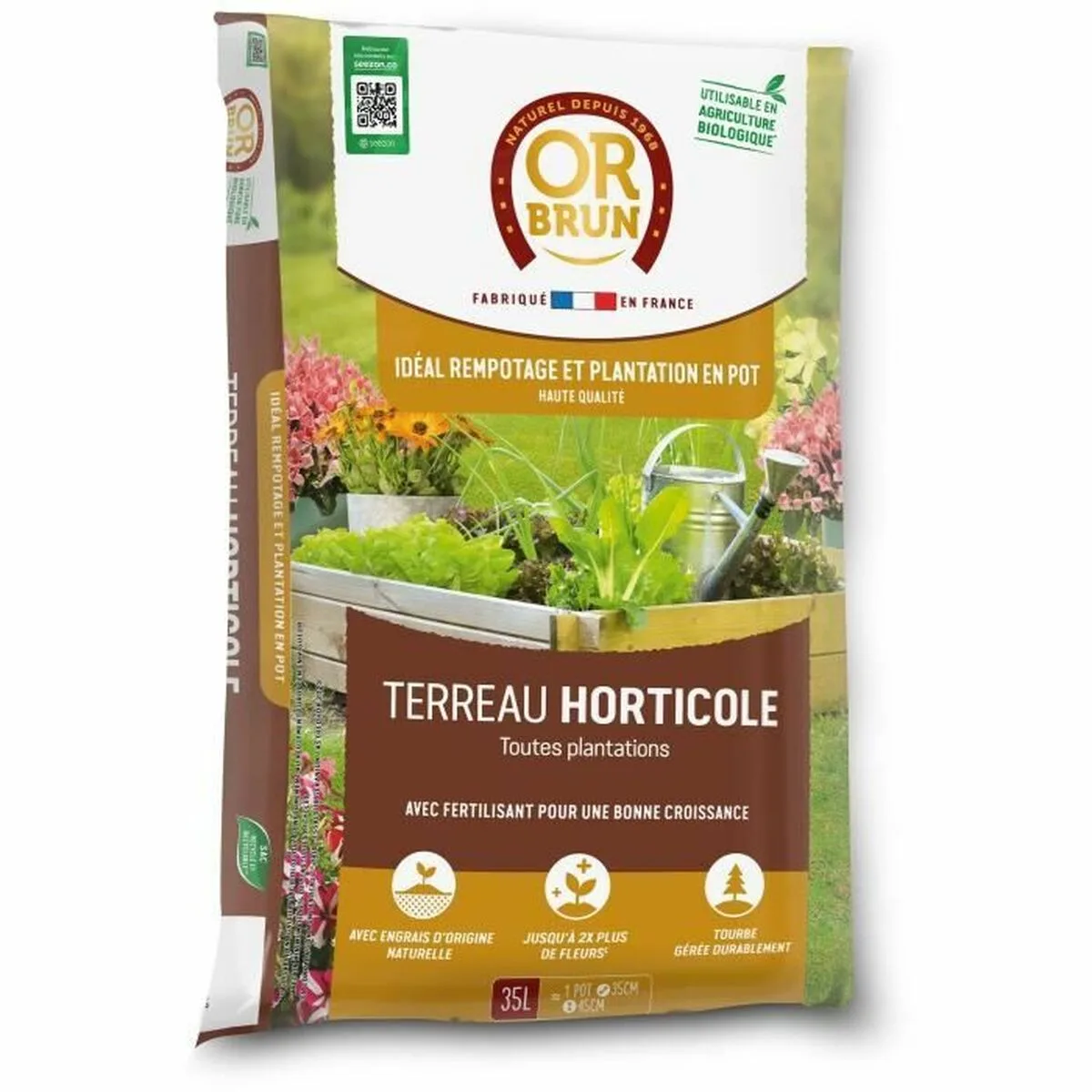 Terreau d empotage or brun obrthor35n 35 l s7100330546. Diaytar : Parce que vous méritez le meilleur, nous sélectionnons l'excellence.