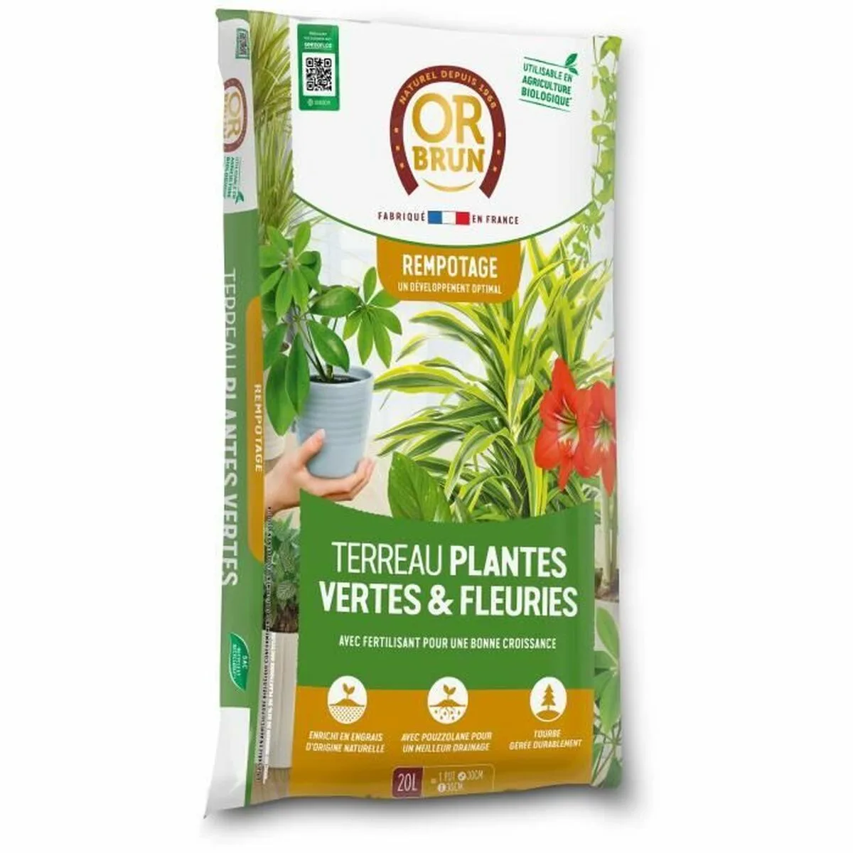 Terreau d empotage or brun obrtpv20n 20 l s7100330845. Diaytar : Le curateur de votre quotidien. Des produits soigneusement choisis pour leur originalité et leur utilité