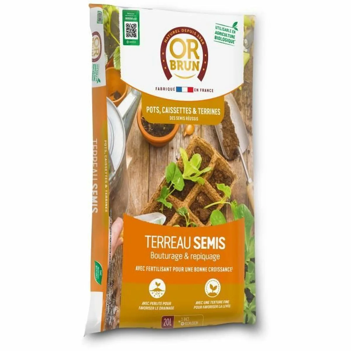 Terreau d empotage or brun obrtsem20n 20 l s7100330924. La boutique en ligne Diaytar, un terrain de jeu infini pour tous ceux qui aiment découvrir des produits utiles et beaux