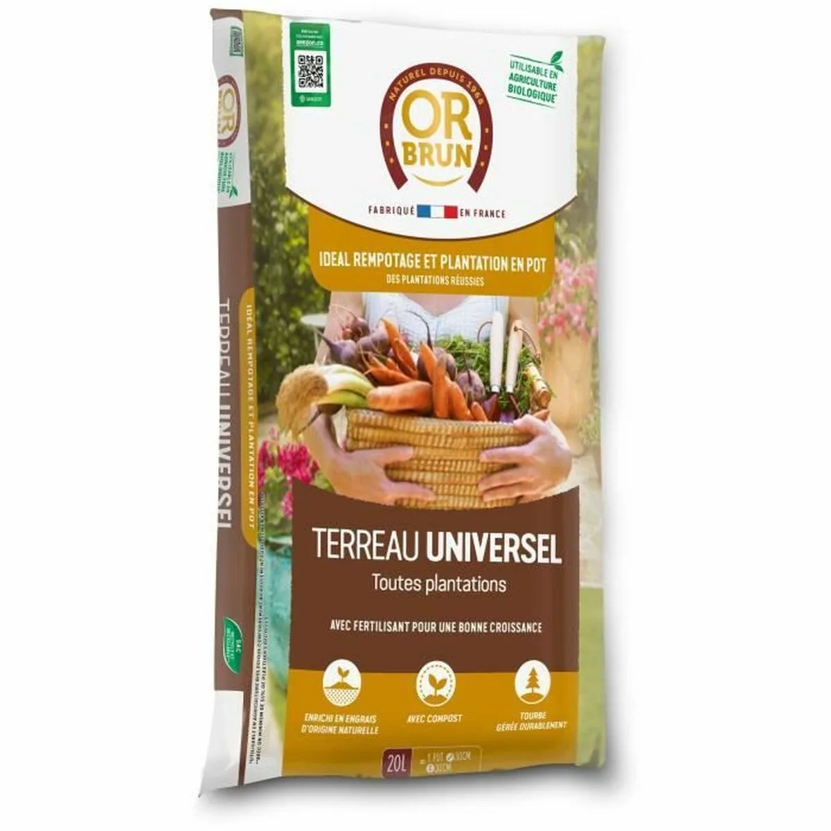 Terreau d empotage or brun obrtuni20n 20 l s7100331159. Du salon à la chambre, Diaytar habille votre intérieur avec élégance.