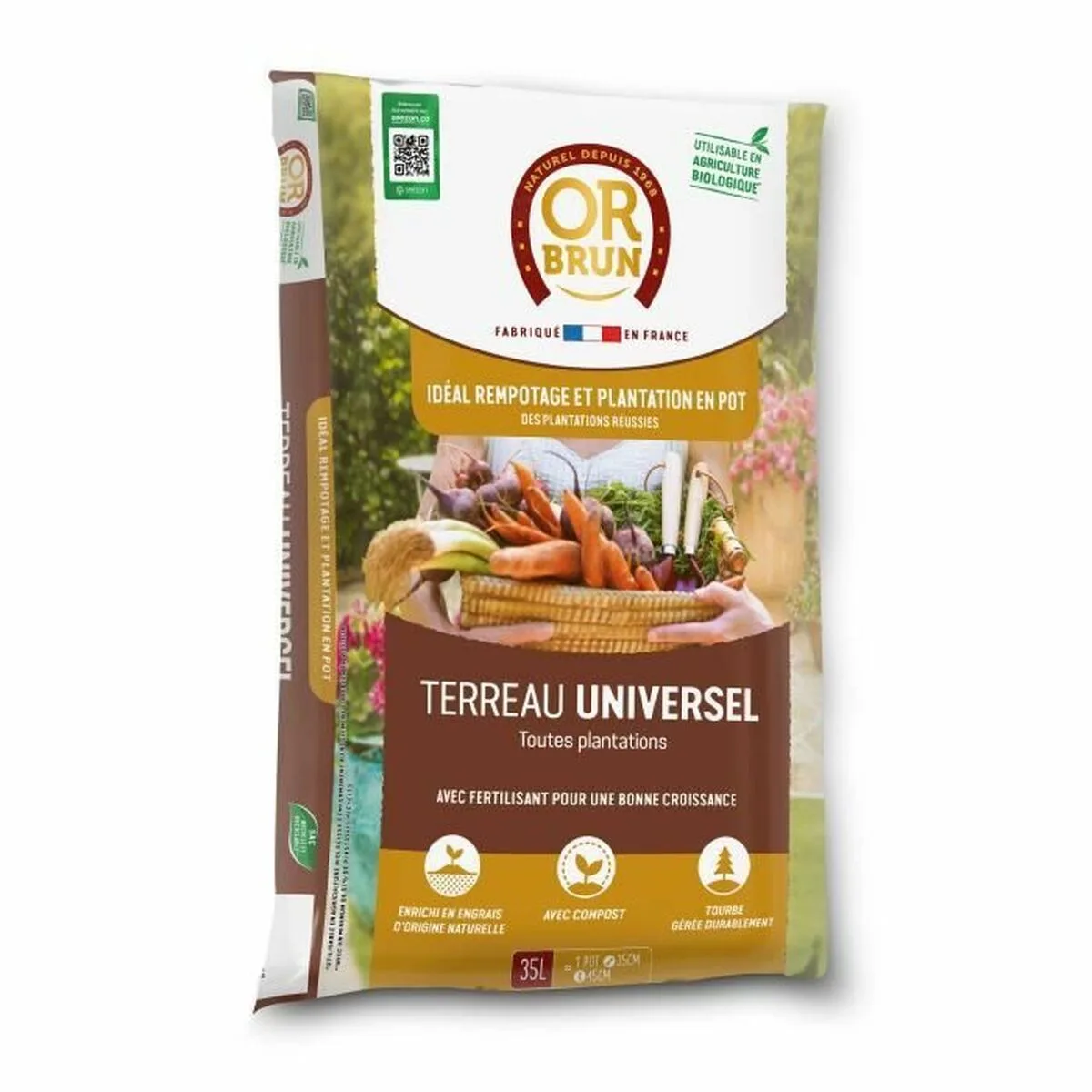 Terreau d empotage or brun obrtuni35n 35 l s7100331231. Découvrez l'univers Diaytar : une boutique en ligne généraliste qui marque style, qualité et originalité dans chaque produit