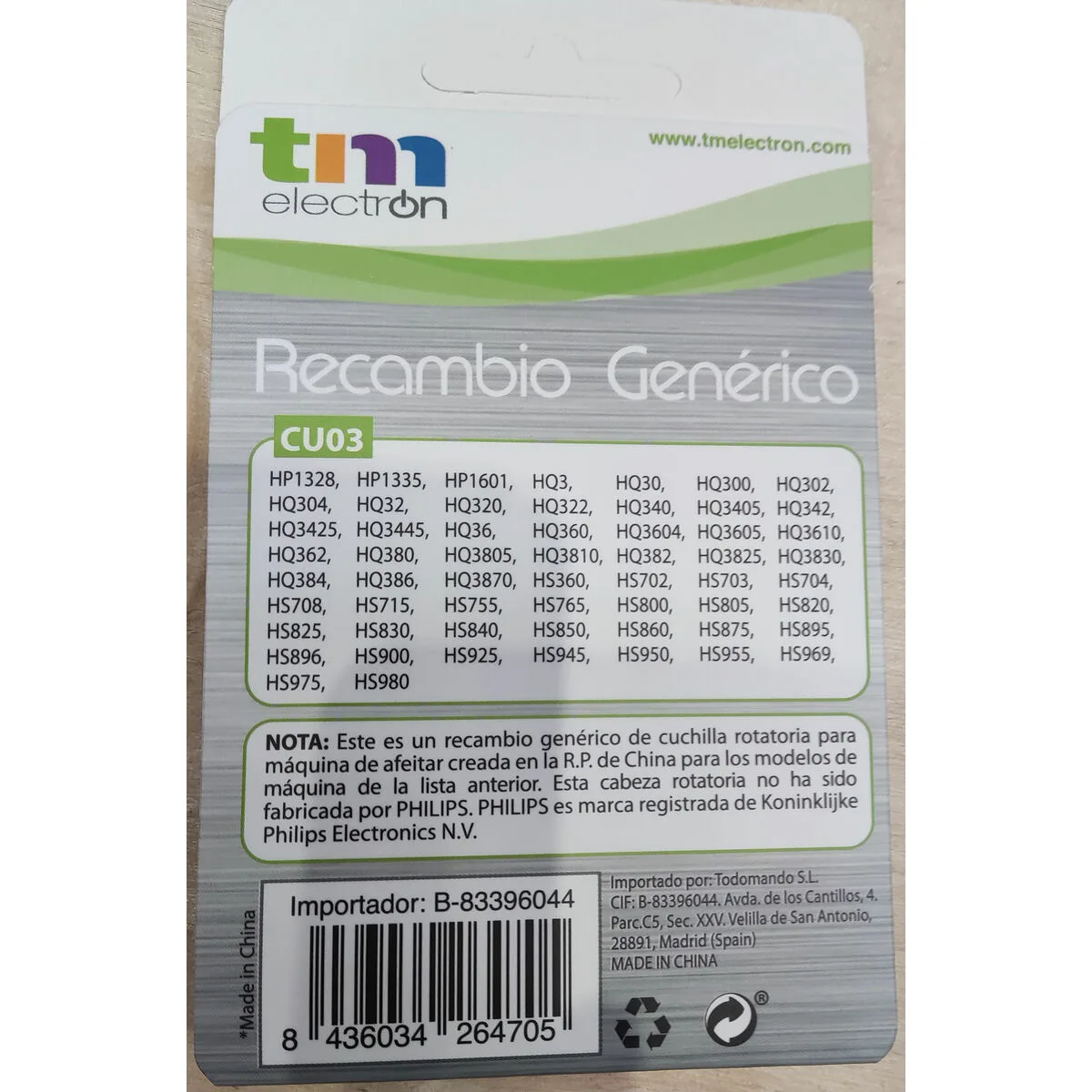 Tete de rasage tm electron s650199138. L'ADN de Diaytar : un mélange éclectique et raffiné de produits qui parle aussi bien aux geeks qu'aux esthètes