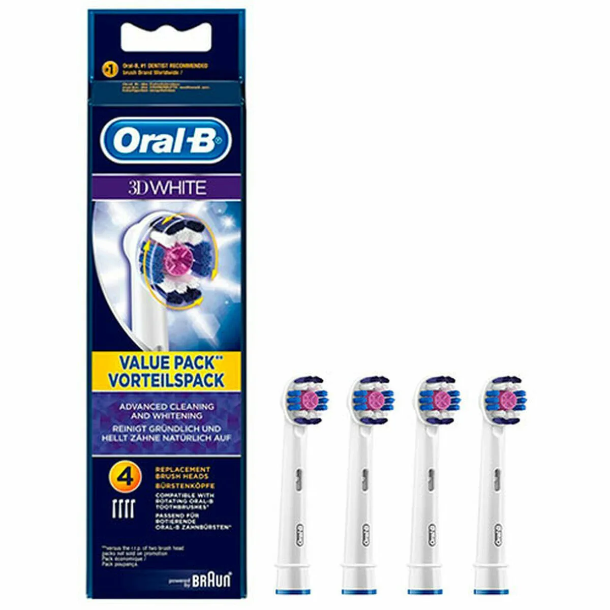 Tete de rechange oral b 4 pieces s650201837. Diaytar, c'est le livre dont vous êtes le héros. Chaque produit que vous choisissez est un chapitre de votre histoire.