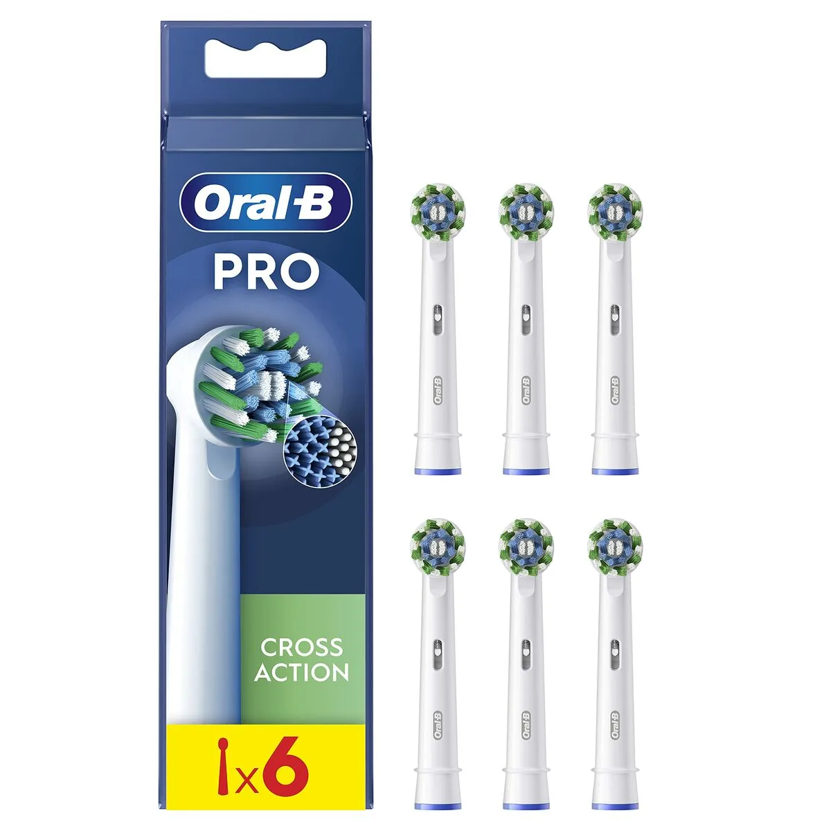 Tete de rechange oral b pro cross action 6 unites s650414927. Transformez votre intérieur avec les produits déco Diaytar !