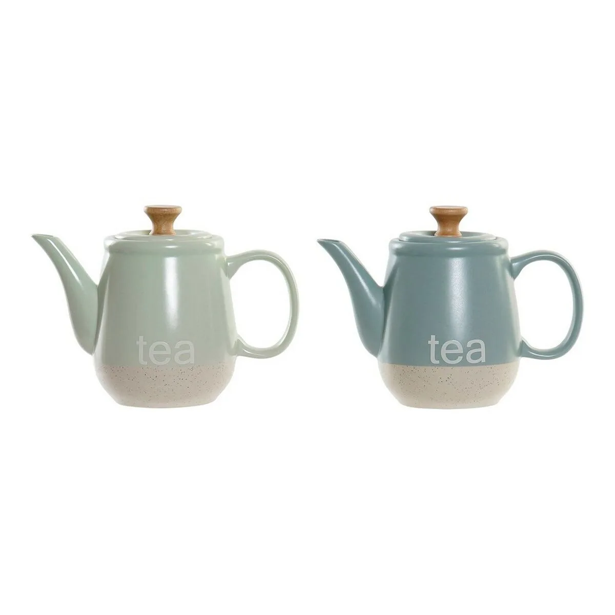 Theiere dkd home decor 8424001793235 bleu vert gres 1 l 22 5 x 12 x 16 5 cm 2 unites s301497085. Révélez votre style avec la collection capsule Diaytar, limitée et exclusive.