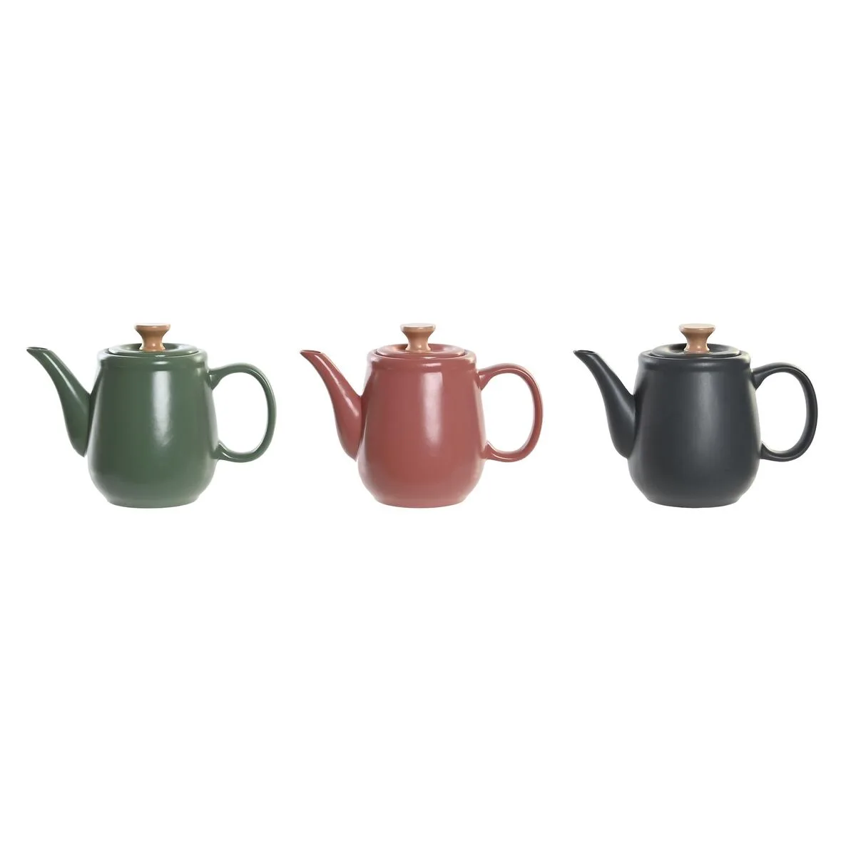 Theiere dkd home decor vert rose naturel gris fonce bois d hevea gres 1 l 3 unites s304130567. Diaytar transforme l'essai du e-commerce généraliste en vous offrant une expérience curated, qualitative et surprenante