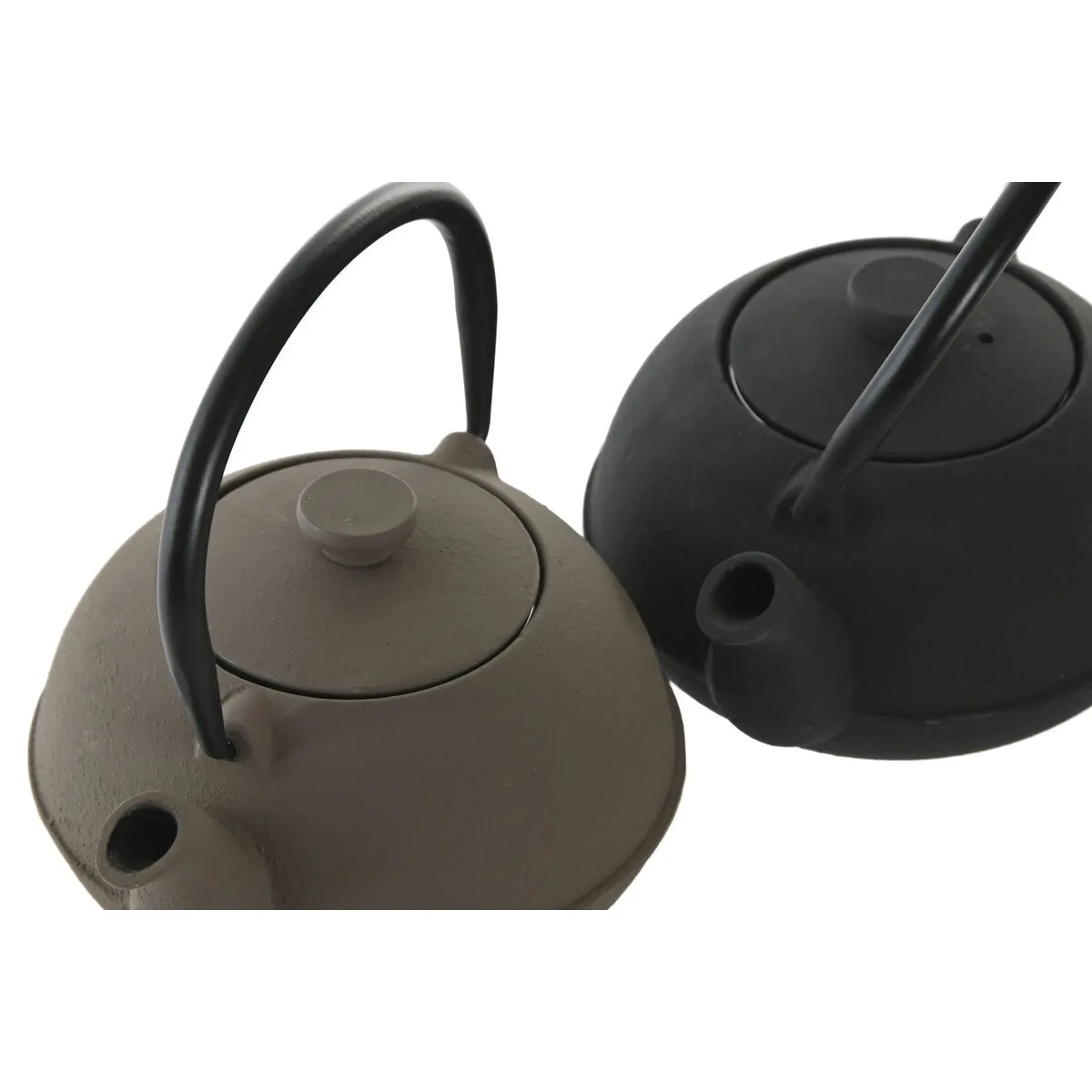 Theiere home esprit noir beige acier inoxydable fer 300 ml 2 unites s306072156. Diaytar : La boutique qui réunit qualité, tendance et prix accessibles sous un même toit.