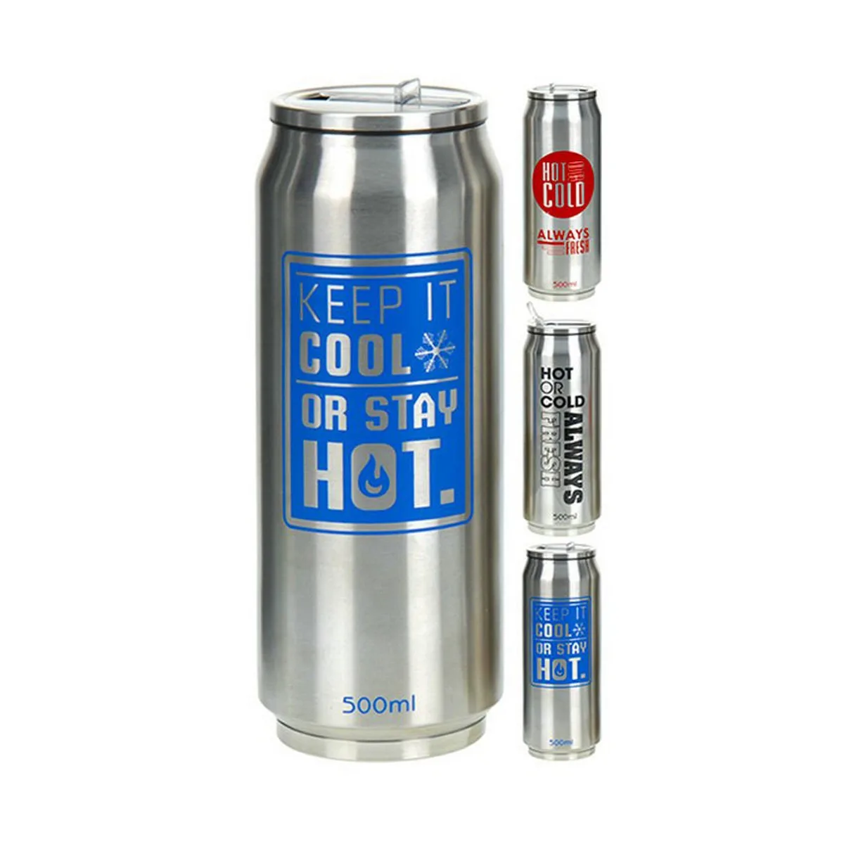 Thermos de voyage metaltex buse acier inoxydable cannette multicouleur 500 ml s790067171. Pour un shopping sans limites : Diaytar déniche pour vous le meilleur des produits généraux, électroniques et de style de vie