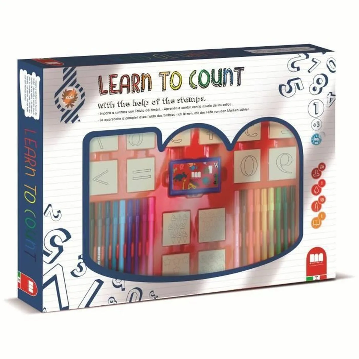 Timbres multiprint learn to count s7100923062. Exprimez votre personnalité avec les accessoires tendance de Diaytar.