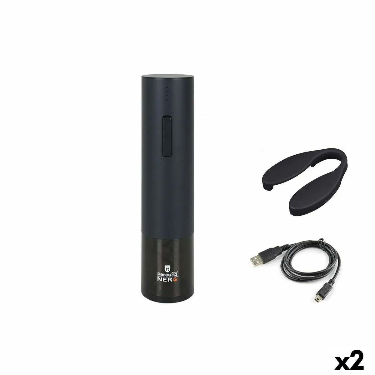 Tire bouchon electrique percutti nero noir 2 unites s222642767. Diaytar, c'est le refuge des amoureux du beau et de l'utile, un sanctuaire dédié au produit parfait.