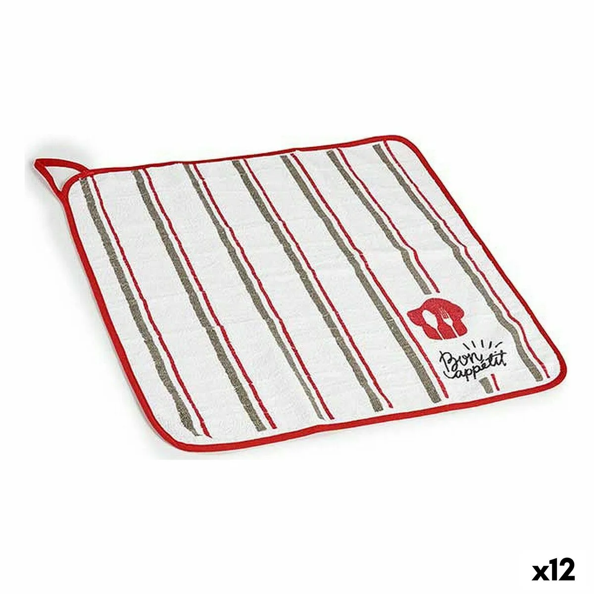 Tissu de cuisine kinvara 1220 blanc rouge 50 x 0 3 x 50 cm 12 unites s362578419. Diaytar s'engage à vous proposer une expérience shopping unique avec des produits généraux innovants, tendance et toujours à prix attractifs