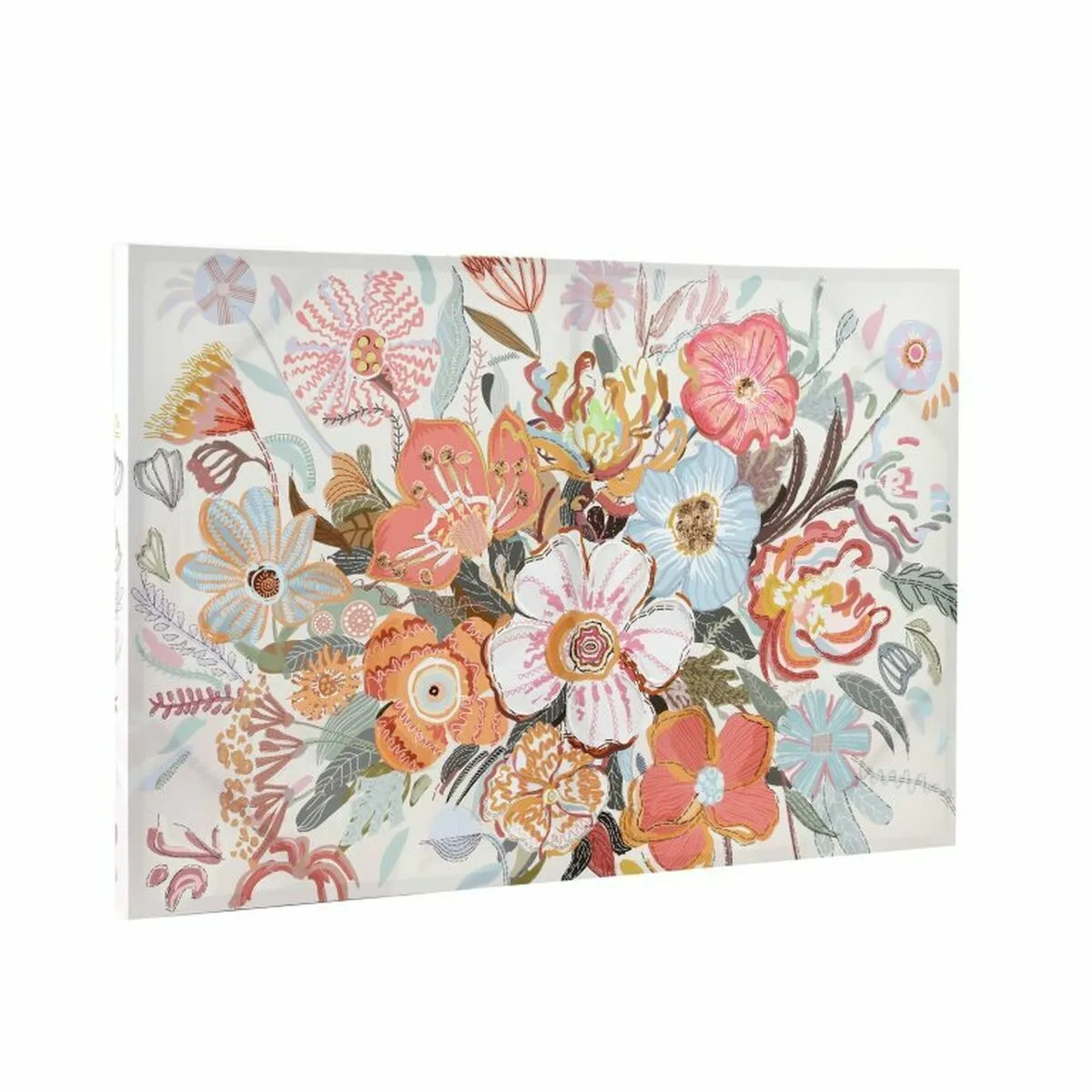 Toile dkd home decor fleurs 2 unites 90 x 3 x 60 cm s303896523. Diaytar réinvente le e-commerce avec une approche généraliste axée sur la qualité, la tendance et l'accessibilité