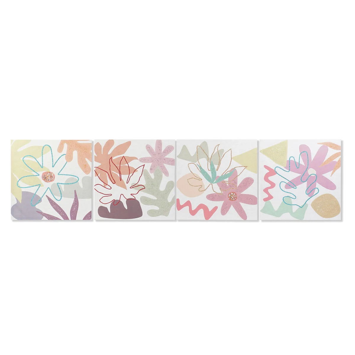 Toile dkd home decor fleurs 60 x 1 8 x 60 cm 4 unites s302850348. Diaytar, c'est l'évidence : une plateforme simple, des produits beaux, une expérience fluide. Le trio gagnant.