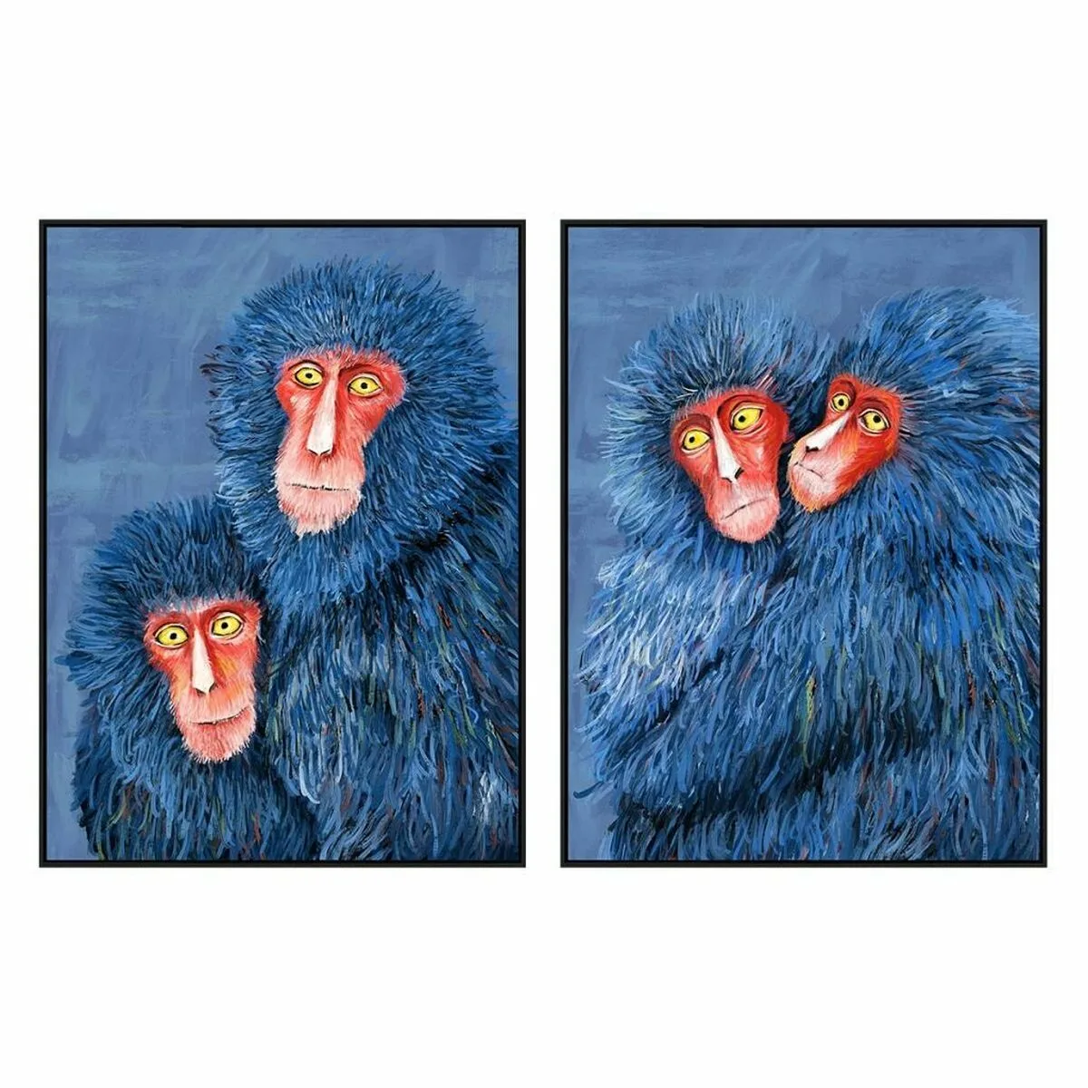 Toile dkd home decor moderne singes 90 x 4 x 120 cm 2 unites s303888576. Diaytar, l'art de mélanger les genres : trouvez l'équipement électronique parfait et l'objet déco qui lui correspondra