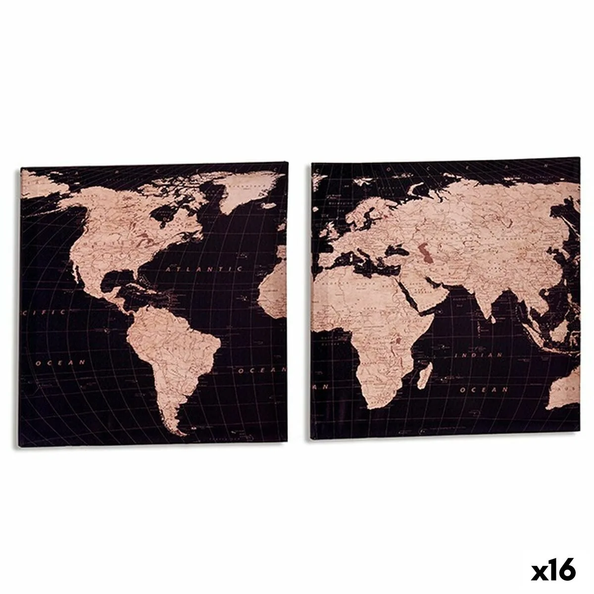 Toile mappemonde 1 5 x 40 x 40 cm 16 unites s362409053. Diaytar, c'est le grand ménage de printemps dans vos habitudes shopping : on garde l'essentiel, on jette le superflu.