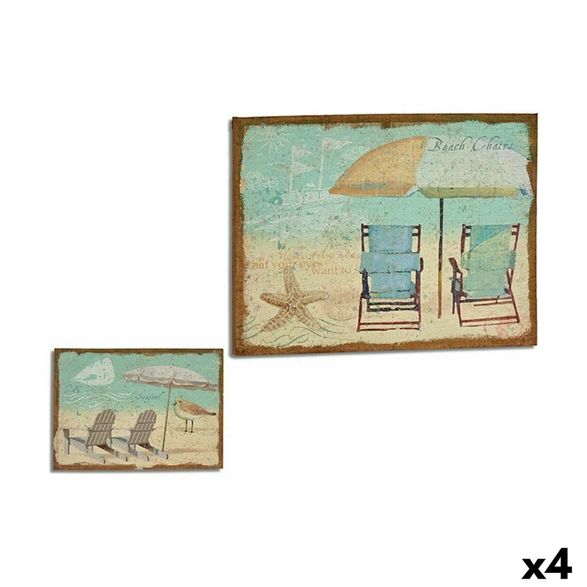 Toile plage 70 x 3 x 50 cm 4 unites s362440633. Diaytar, c'est la convergence entre votre style unique et notre sélection infinie de produits qui lui correspondent.