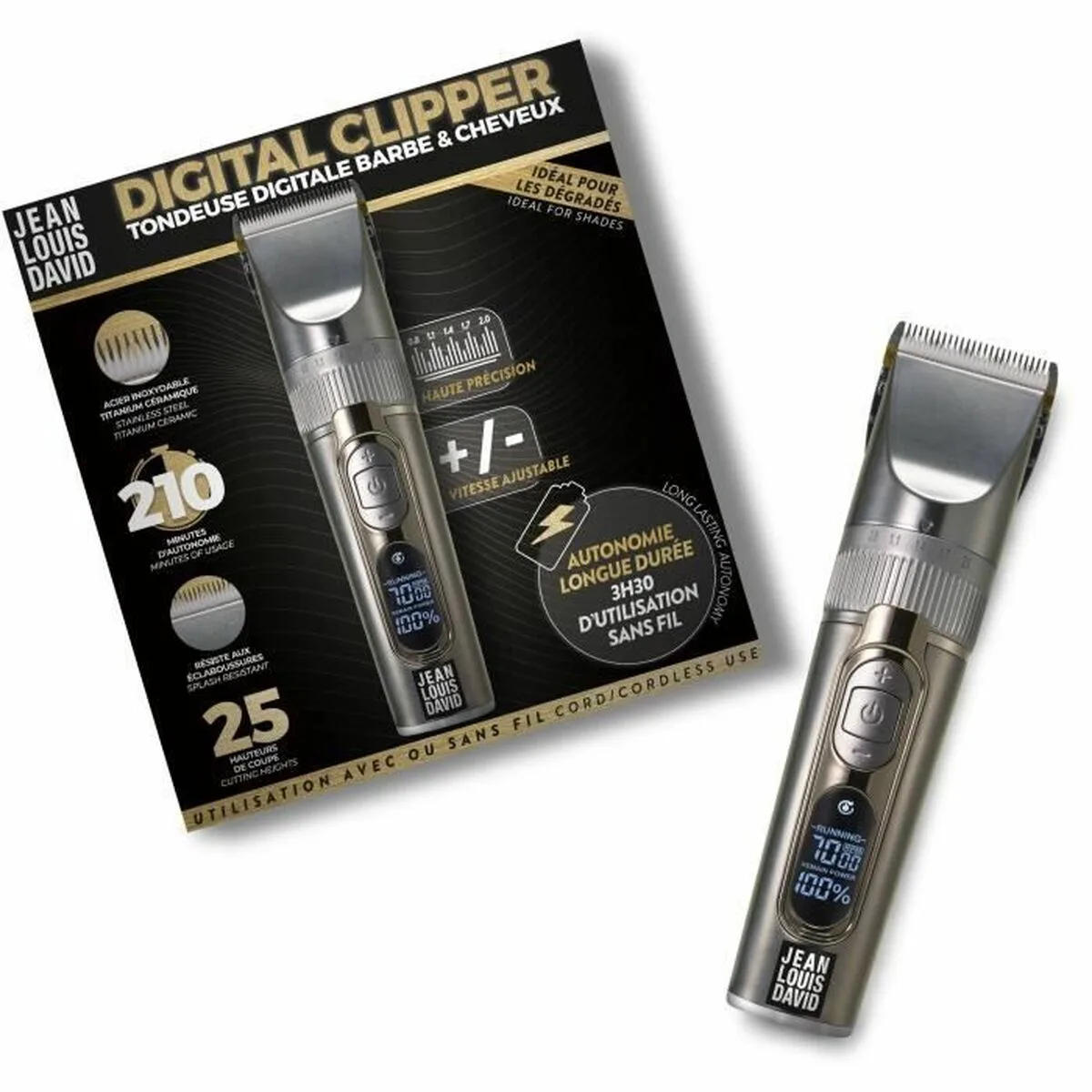 Tondeuses a cheveux rasoir jean louis david s718159168. Découvrez l'univers Diaytar - Des milliers de produits sélectionnés avec soin pour vous.