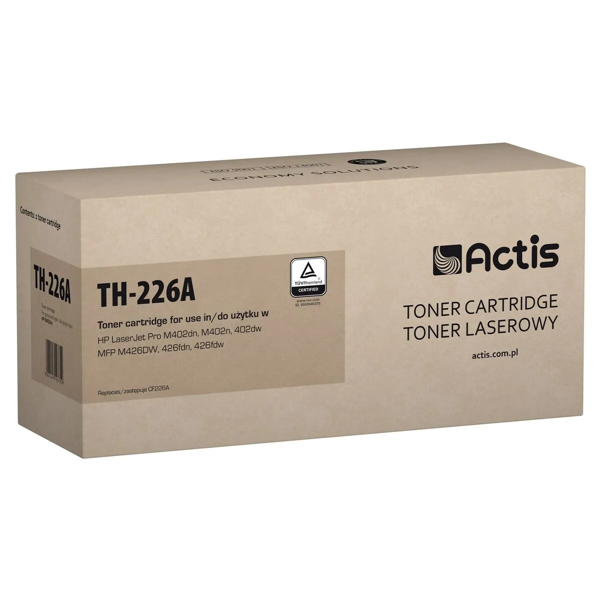 Toner actis th 226a noir s911348524. Diaytar, c'est le compagnon de ceux qui aiment prendre soin d'eux et de leur intérieur avec des produits choisis avec amour.
