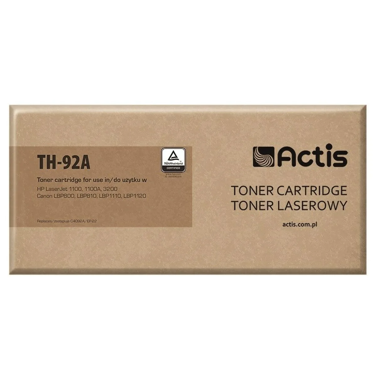 Toner actis th 92a noir s911345652. Diaytar, c'est la démonstration que le meilleur des produits est à portée de clic, sans compromis, sans attente.