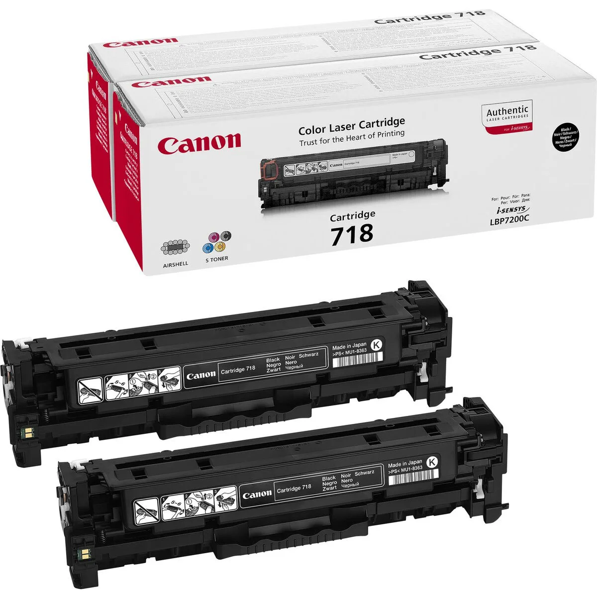 Toner canon 2662b017 noir 2 pcs m050475712. Diaytar, c'est le hub où se connectent les créateurs de produits géniaux et les clients qui les attendaient sans le savoir.