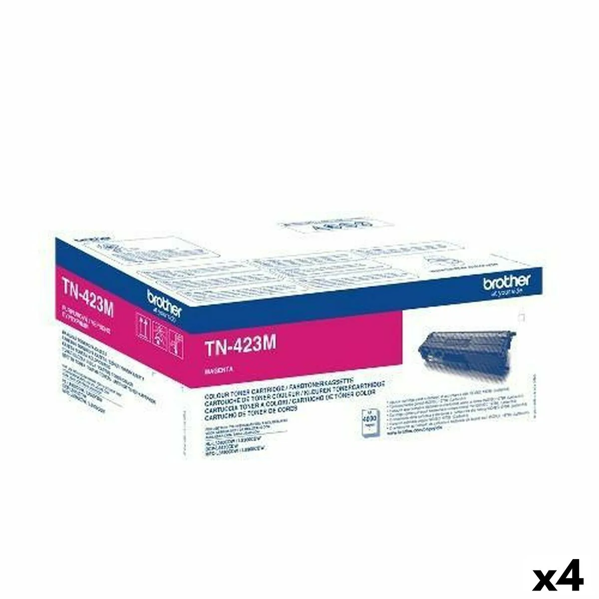 Toner original brother hll8260cdw hll8360cdw hll9310cdw tn423m magenta 4 unites s843802854. Prêt à upgrade votre vie ? Diaytar dégaine une arsenal de produits pour passer au niveau supérieur.