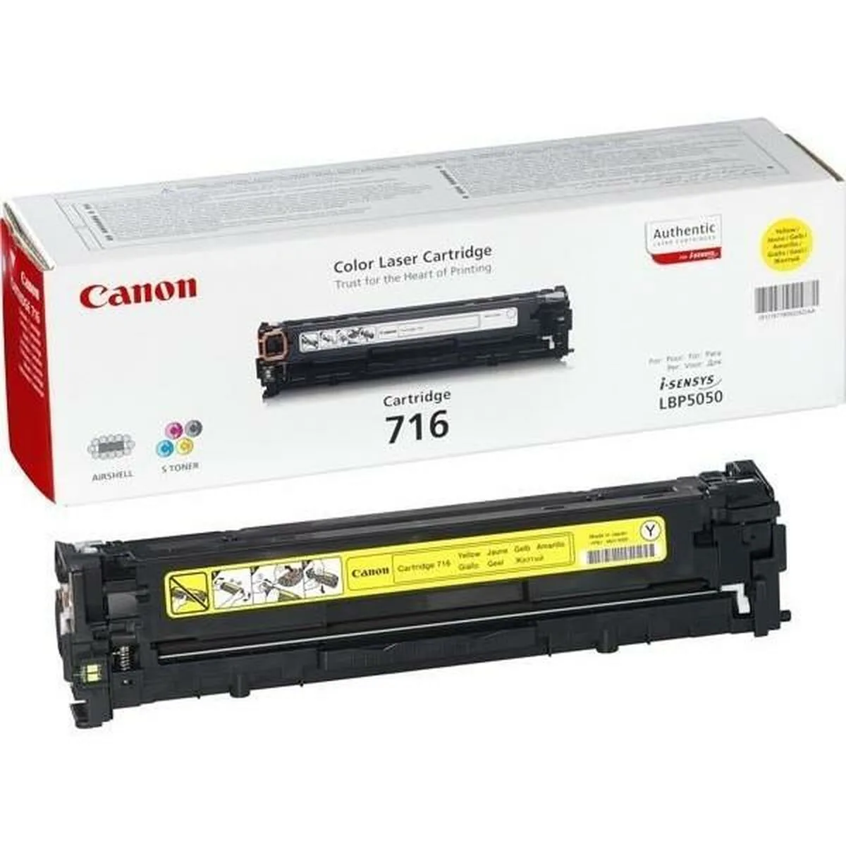 Toner original canon 716 y jaune s840272618. L'excellence à portée de clic avec la boutique en ligne Diaytar.