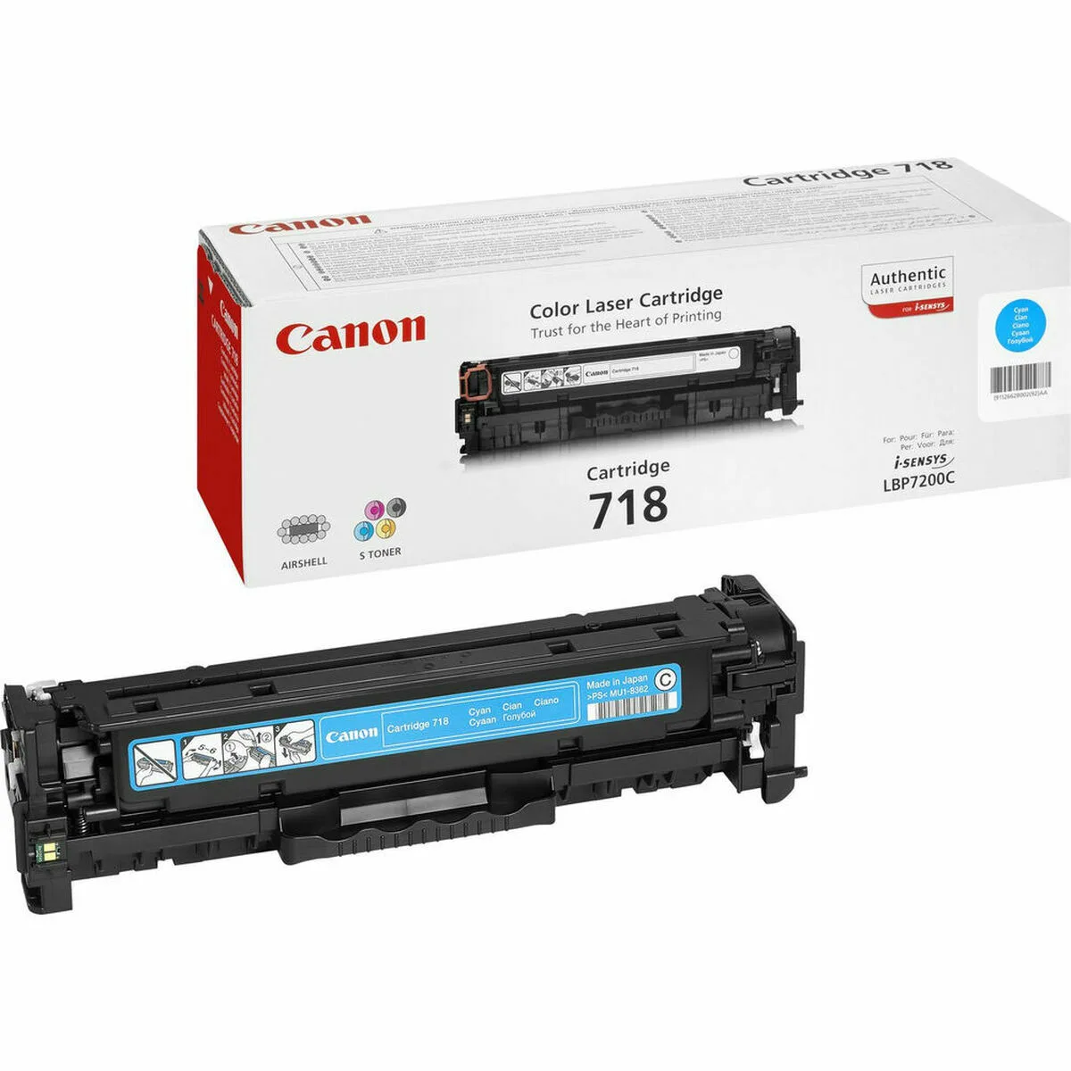 Toner original canon crg 718 c cyan s840279461. Re-découvrez le plaisir de shopper en ligne avec Diaytar et sa multitude de produits triés sur le volet pour vous
