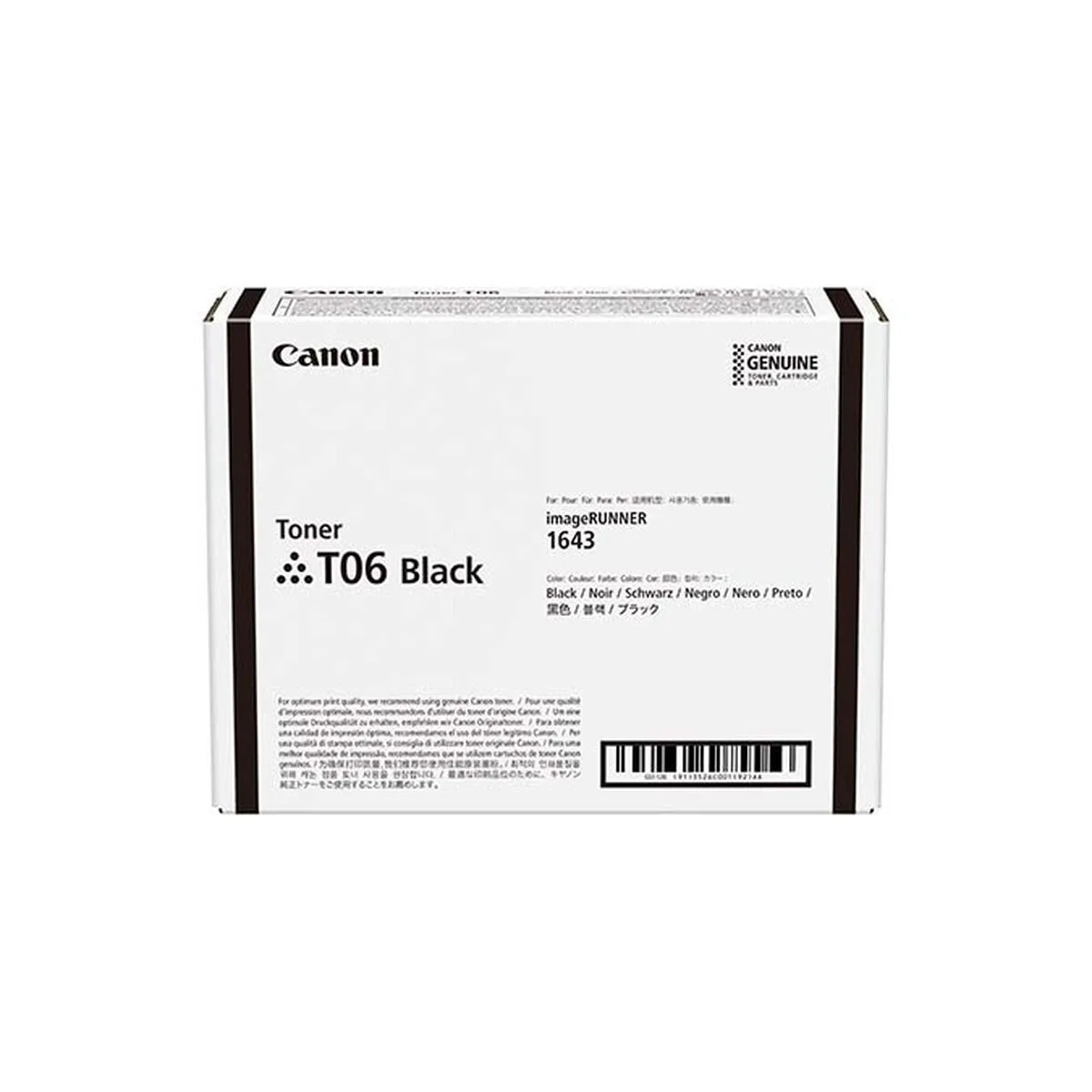 Toner original canon t06 noir m050396459. Élargissez vos horizons avec Diaytar, le hub de tous les produits qui comptent vraiment dans votre vie de tous les jours