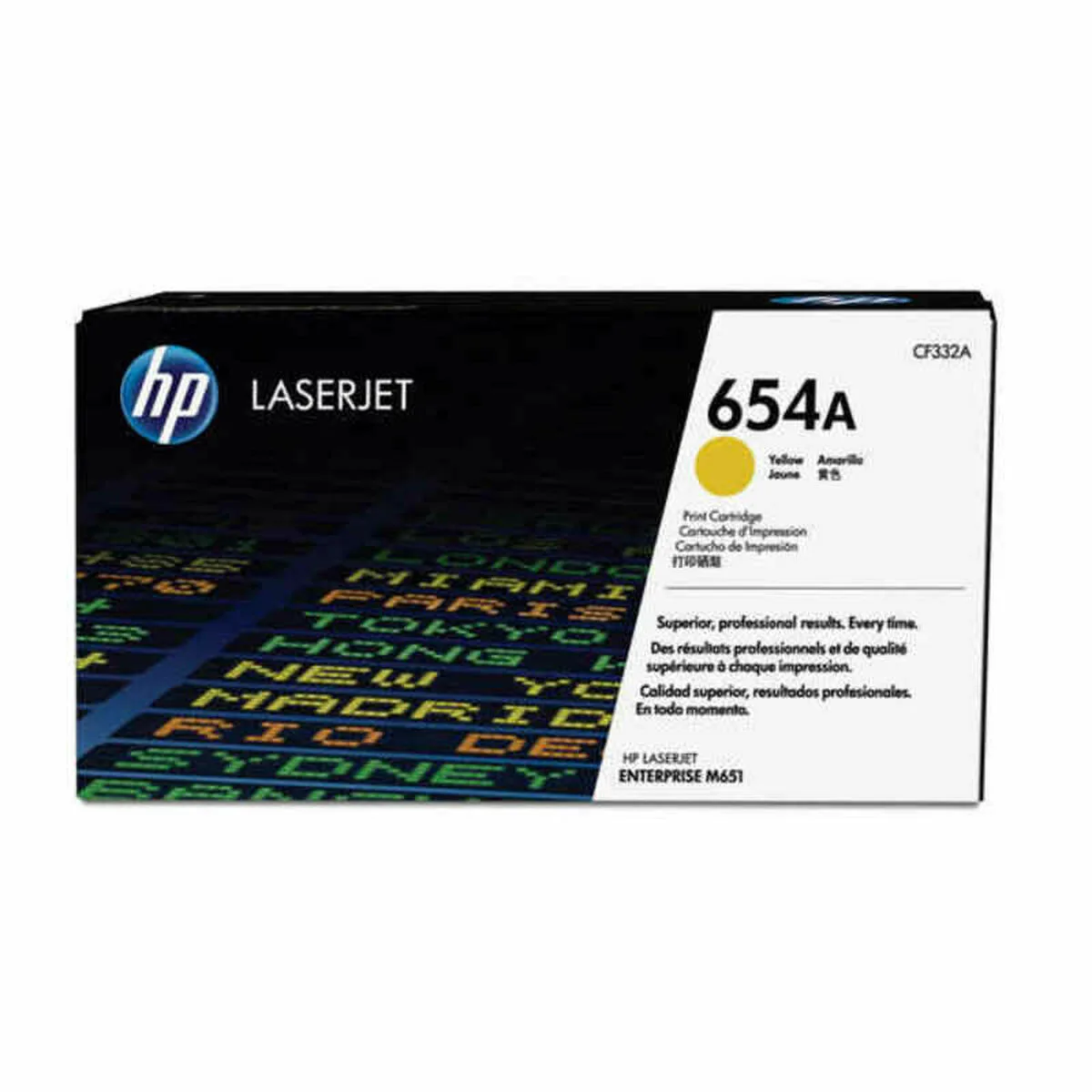 Toner original hp 654a jaune m051028951. Diaytar s'adapte à vos besoins avec une gamme complète et variée.