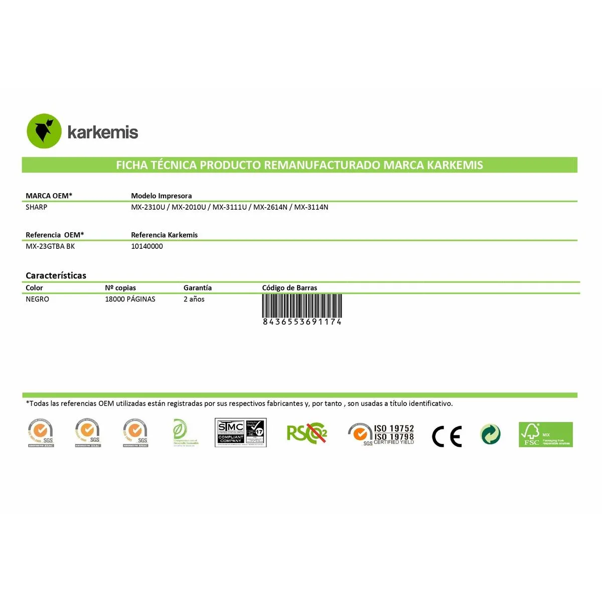 Toner original karkemis mx 23gtba noir m052551431. Diaytar, le compagnon des esprits créatifs et exigeants en quête de produits généraux hors des sentiers battus