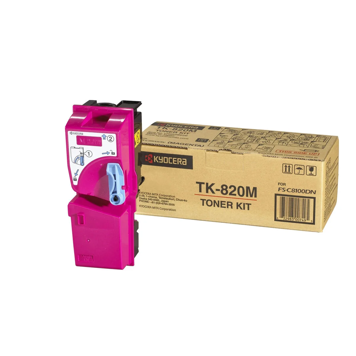 Toner original kyocera tk 820m magenta m051332043. Notre équipe Diaytar est une bande de dénicheurs compulsifs, toujours en quête du produit qui provoquera l'étincelle dans votre regard.