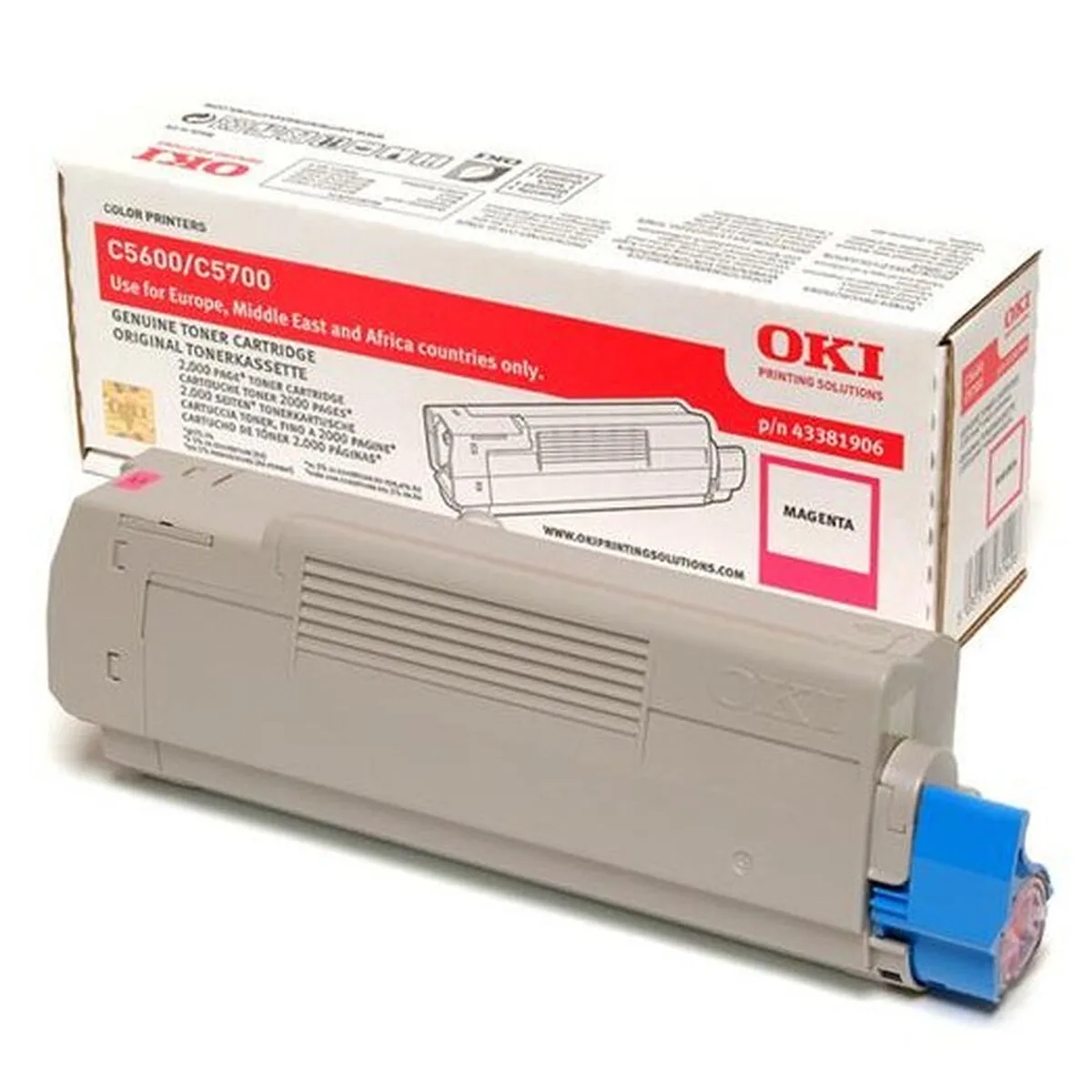 Toner original oki 43381906 magenta m051578497. Diaytar s'engage : derrière chaque produit se cache une promesse de qualité, de durabilité et de satisfaction.