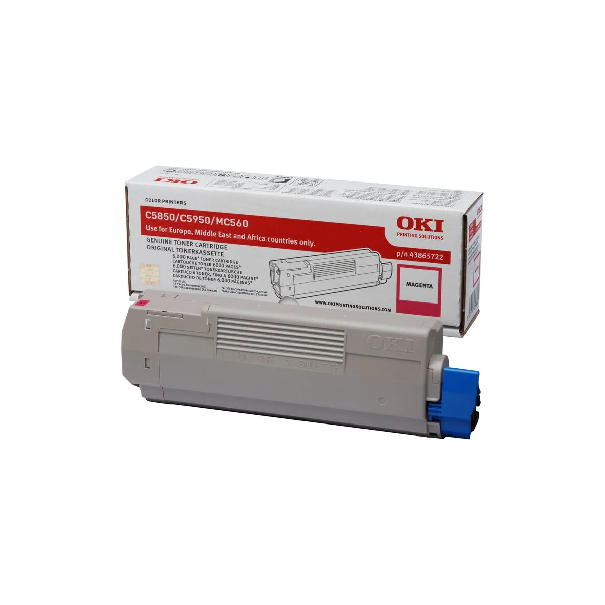 Toner original oki 43865722 magenta m051581091. Diaytar, une vision du shopping en ligne où chaque catégorie de produits, de la high-tech au généraliste, est traitée avec excellence