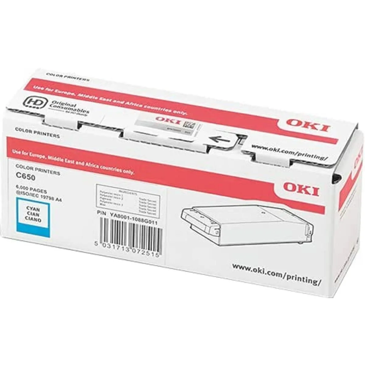 Toner original oki c650 cyan m051570998. Pour un shopping sans contrainte et plein de bonnes surprises, Diaytar est la destination ultime des produits généralistes