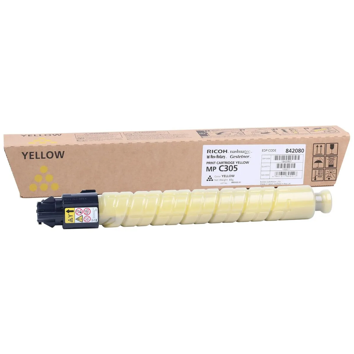 Toner original ricoh ricoh 842080 jaune m051752371. Diaytar opère une veille constante pour vous offrir l'élite des produits généraux, électroniques et maison.