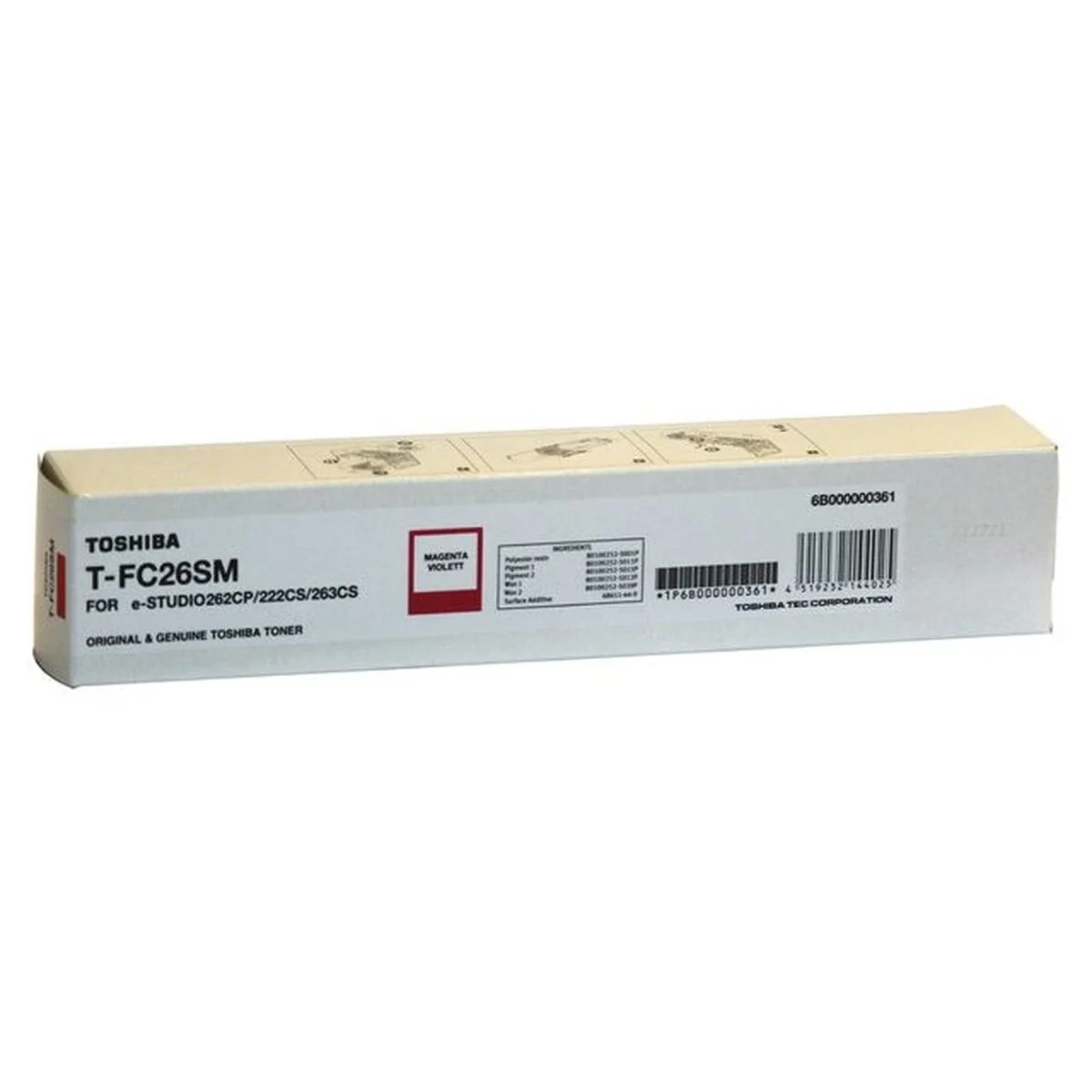 Toner original toshiba t fc26sm magenta m051871381. L'aventure Diaytar, c'est celle d'une équipe passionnée qui déniche pour vous les perles rares du marché généraliste